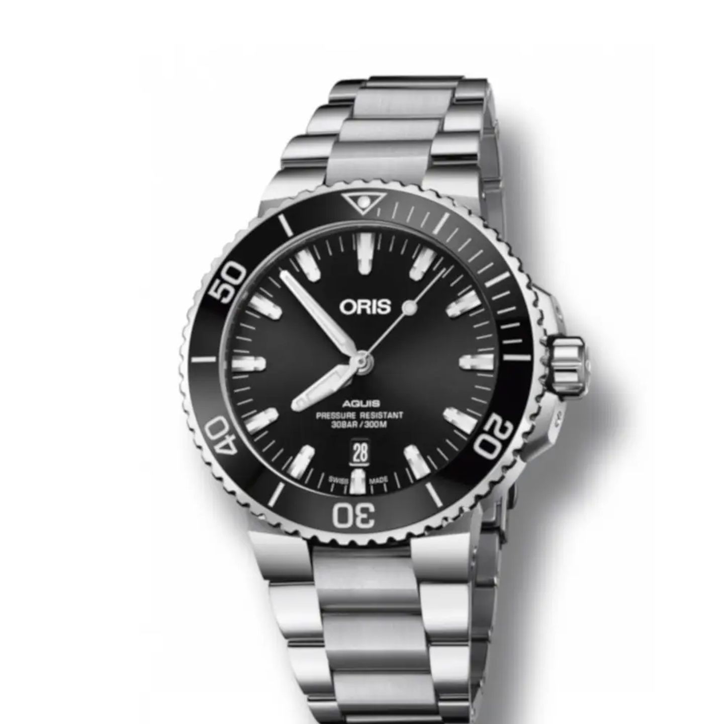 Oris Aquis Date 01 733 7730 4134-07 8 24 05PEB (2024) - Black dial 44 mm Steel case (1/2)