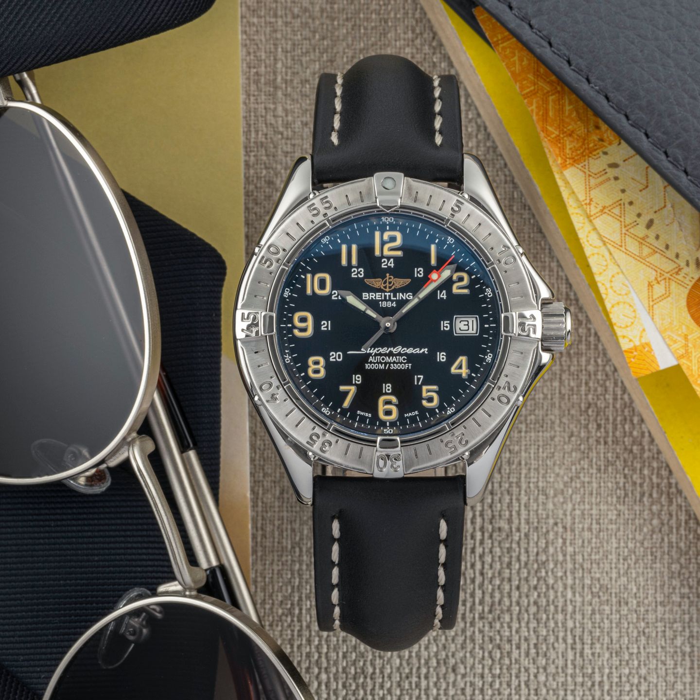 Breitling Superocean A17040 (1998) - 41mm Staal (1/8)