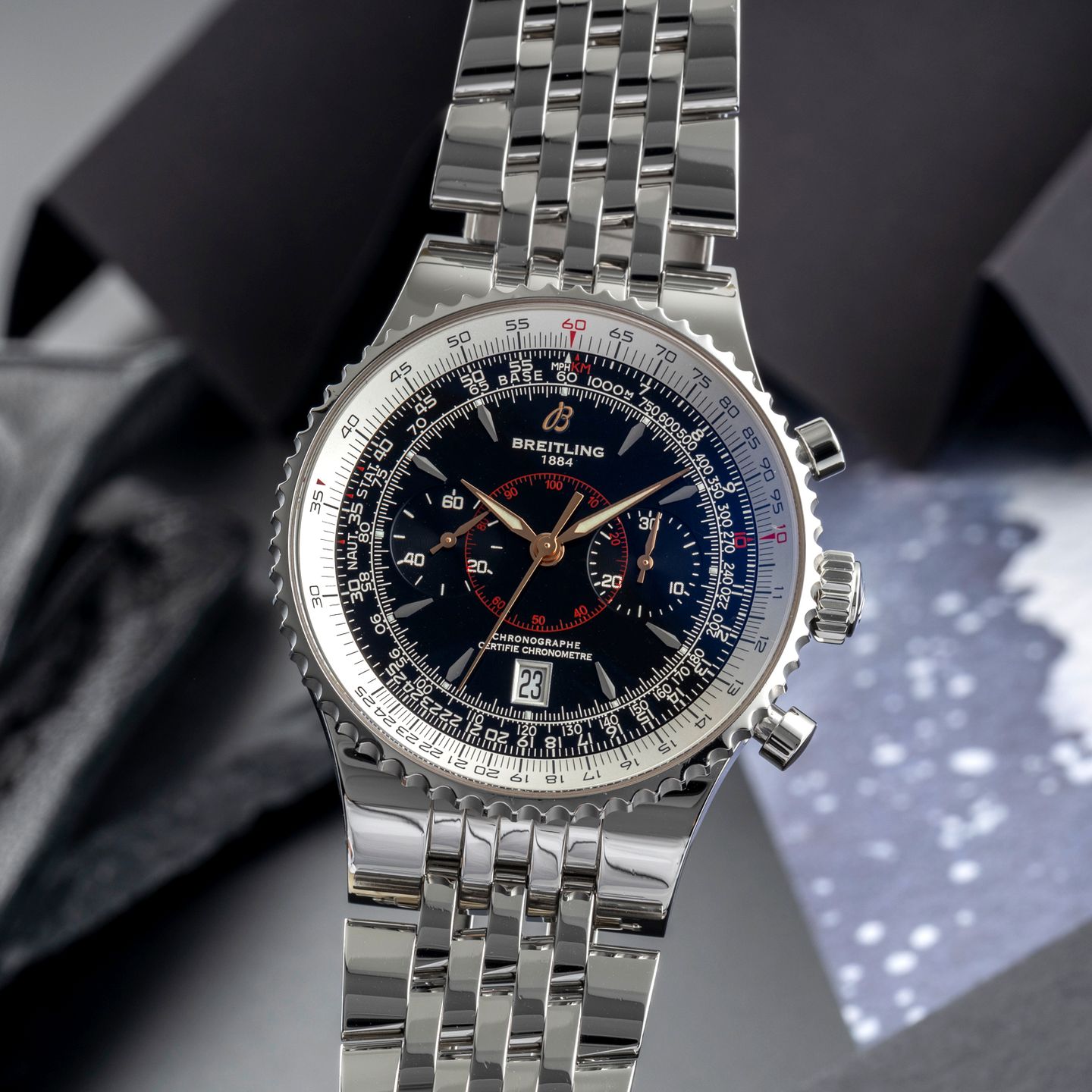 Breitling Montbrillant Légende A23340 (2007) - 47 mm Steel case (3/8)