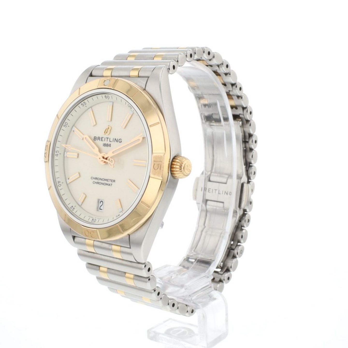 Breitling Chronomat 36 U10380101A2U1 (2022) - Pearl dial 36 mm Rose Gold case (2/6)
