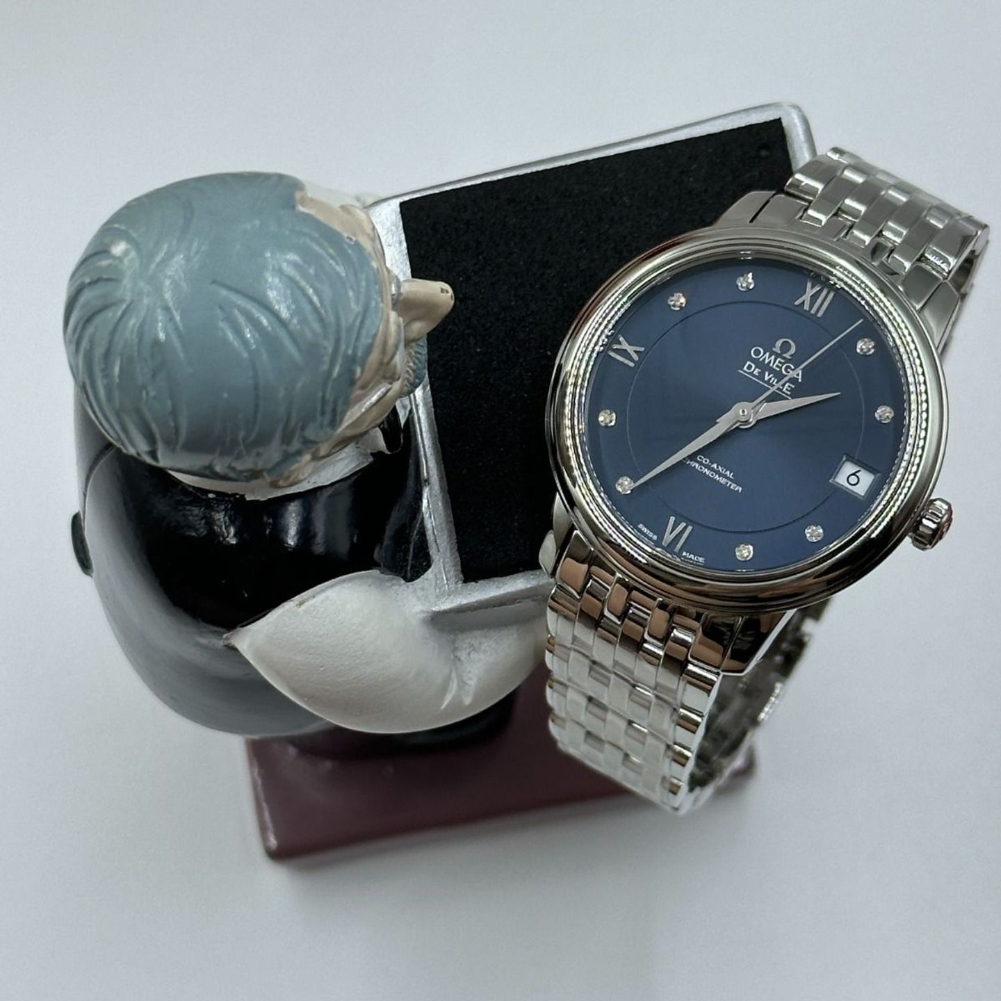 Omega De Ville Prestige 424.10.33.20.53.001 (2024) - Blue dial 32 mm Steel case (6/8)