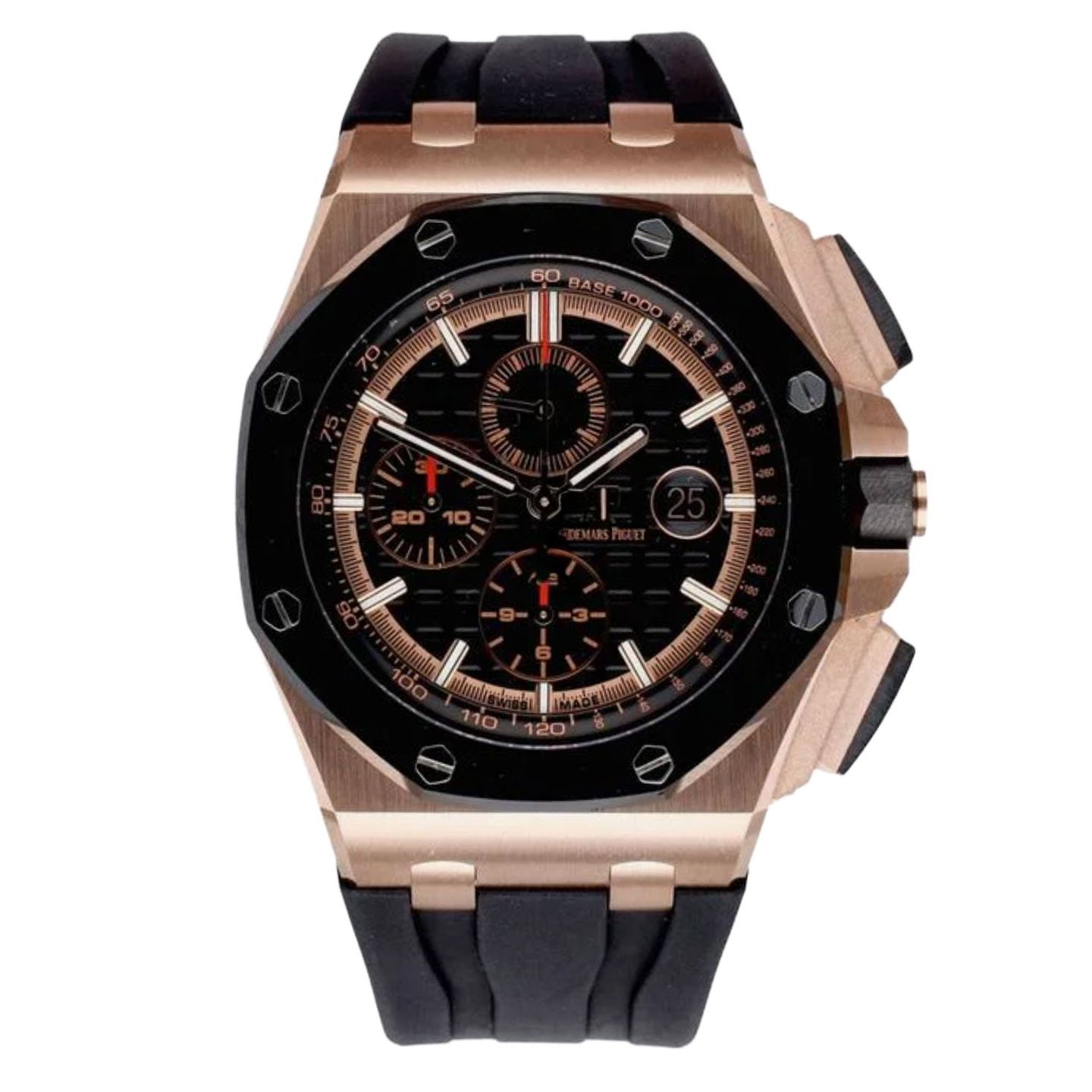 Audemars Piguet Royal Oak Offshore Chronograph 26401RO.OO.A002CA.02 (2019) - Black dial 44 mm Rose Gold case (1/3)