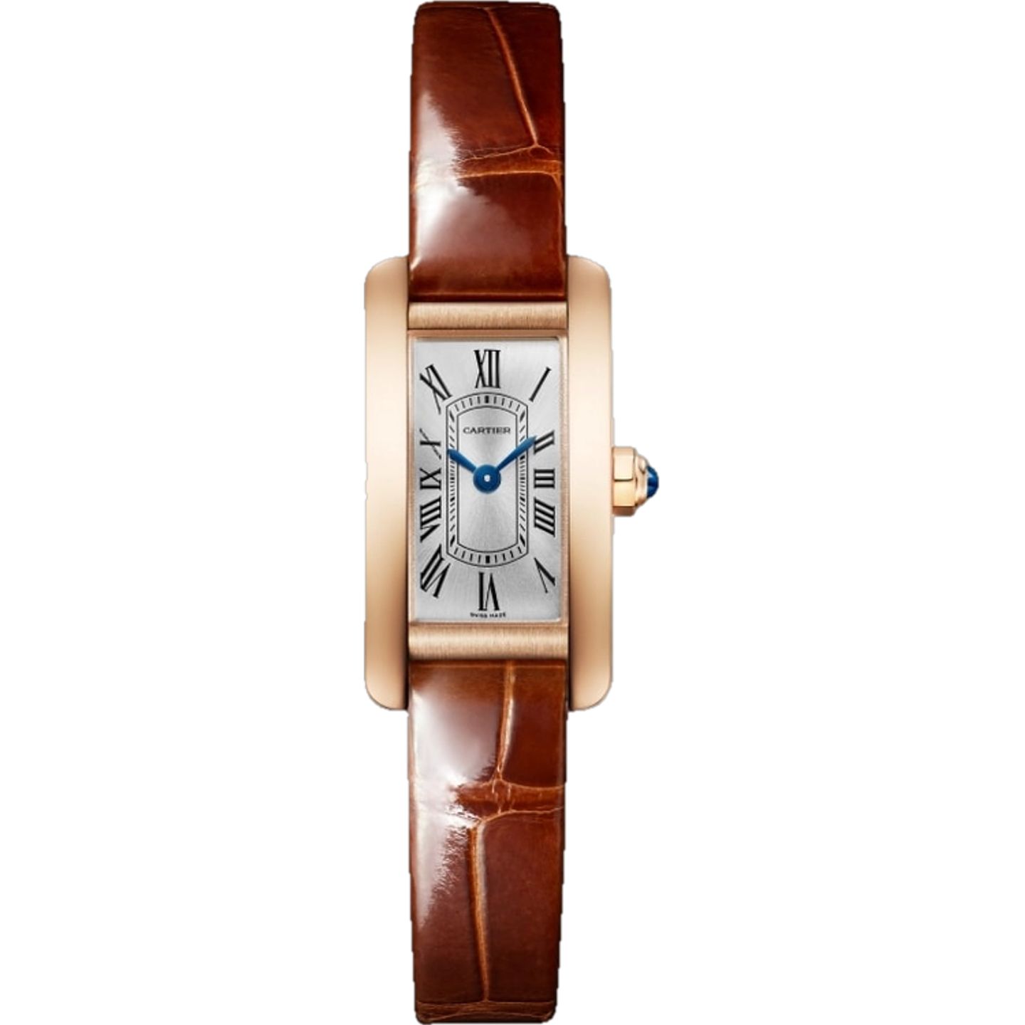 Cartier Tank Américaine WGTA0341 (2026) - Silver dial 15 mm Rose Gold case (1/1)