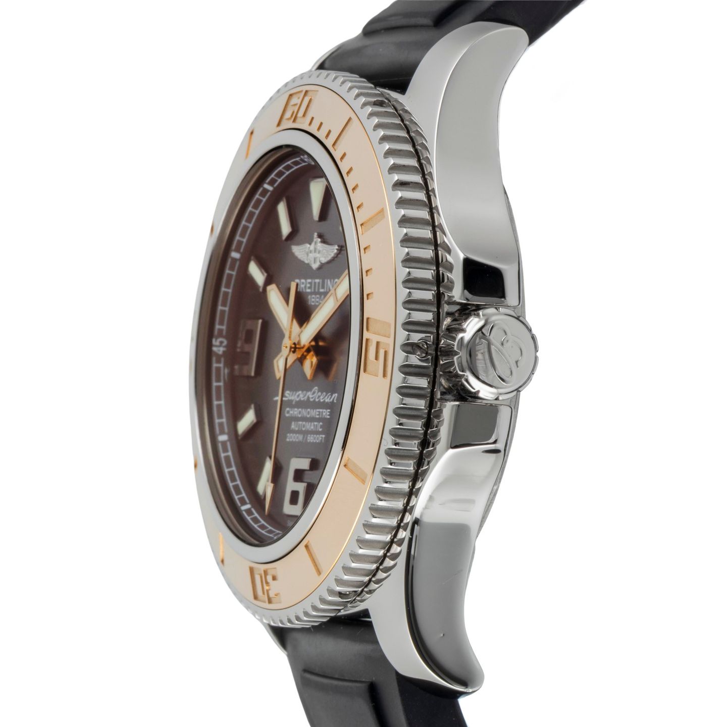 Breitling Superocean 44 C1739112/BA77 (Onbekend (willekeurig serienummer)) - Zwart wijzerplaat 44mm Goud/Staal (6/8)