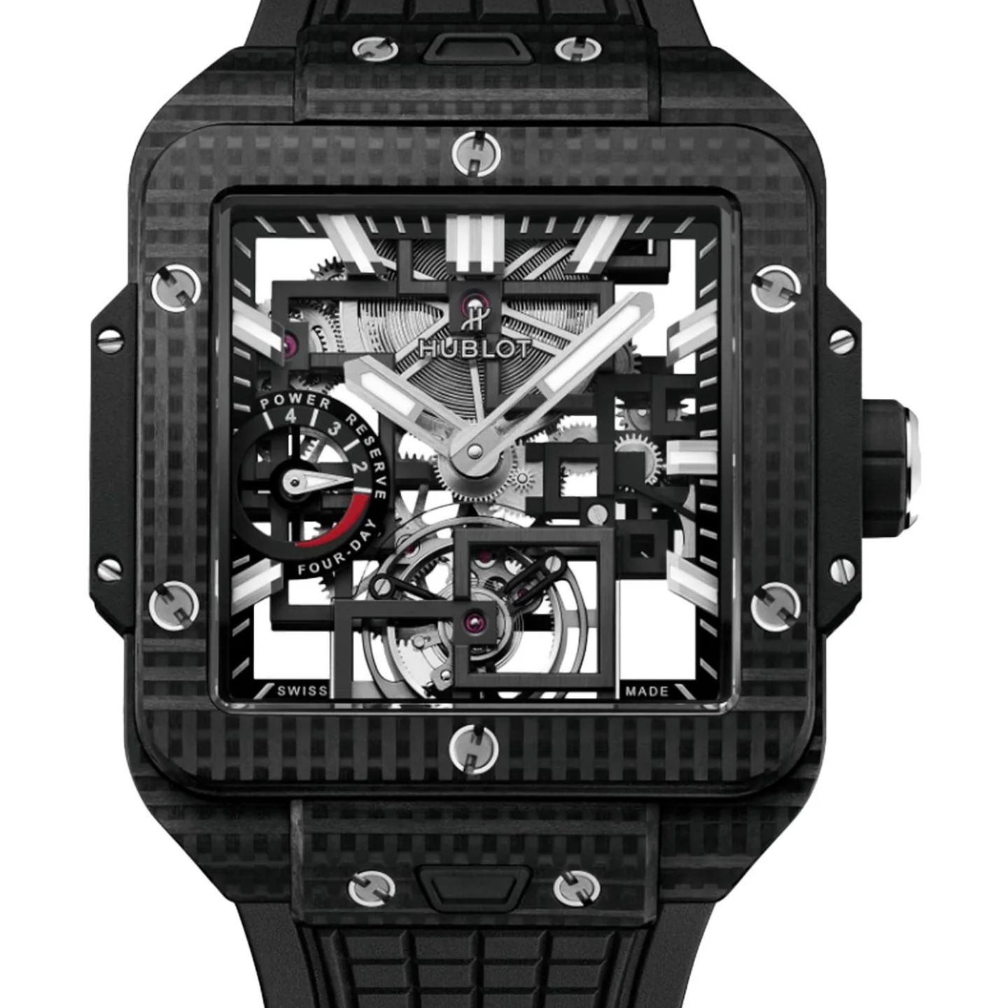 Hublot Square Bang 805.QD.0170.RX (2026) - Transparant wijzerplaat 42mm Carbon (1/1)