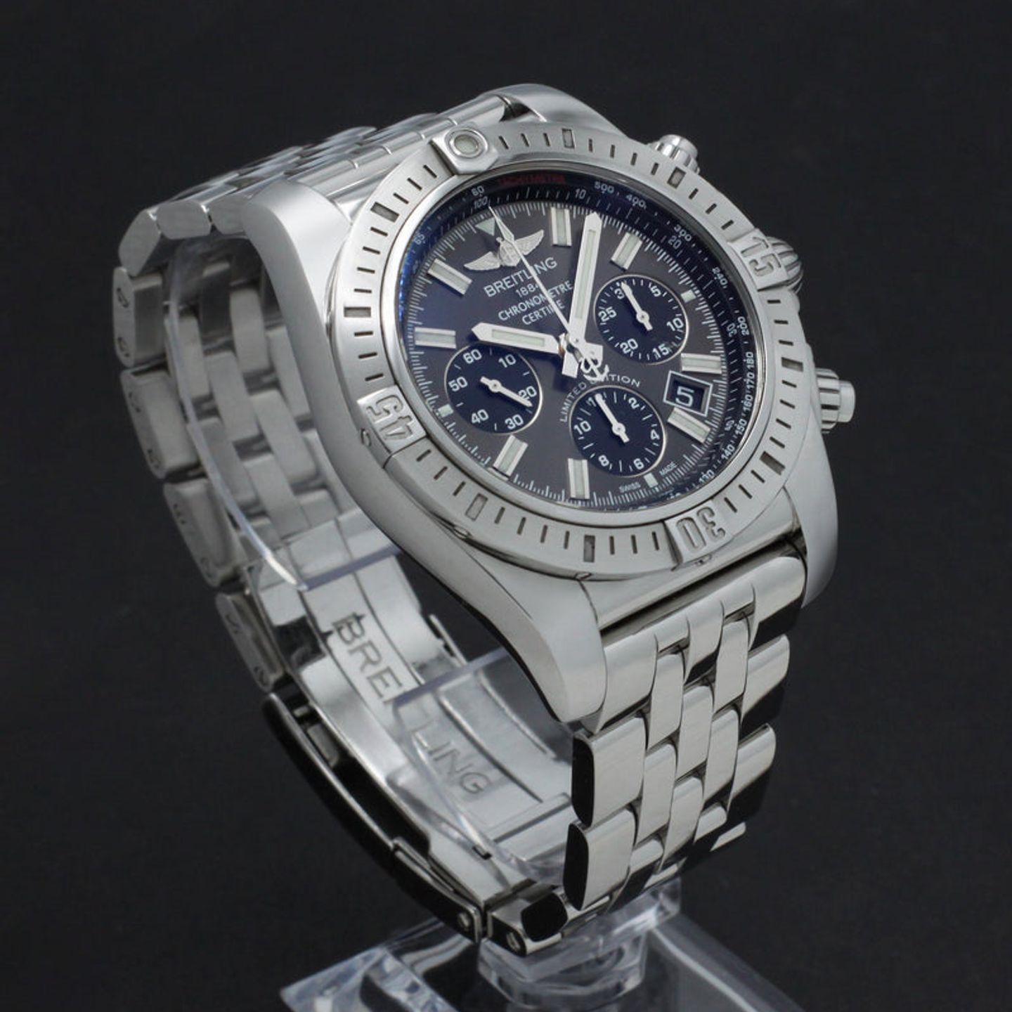 Breitling Chronomat 44 AB0115 (2019) - Grijs wijzerplaat 44mm Staal (4/7)