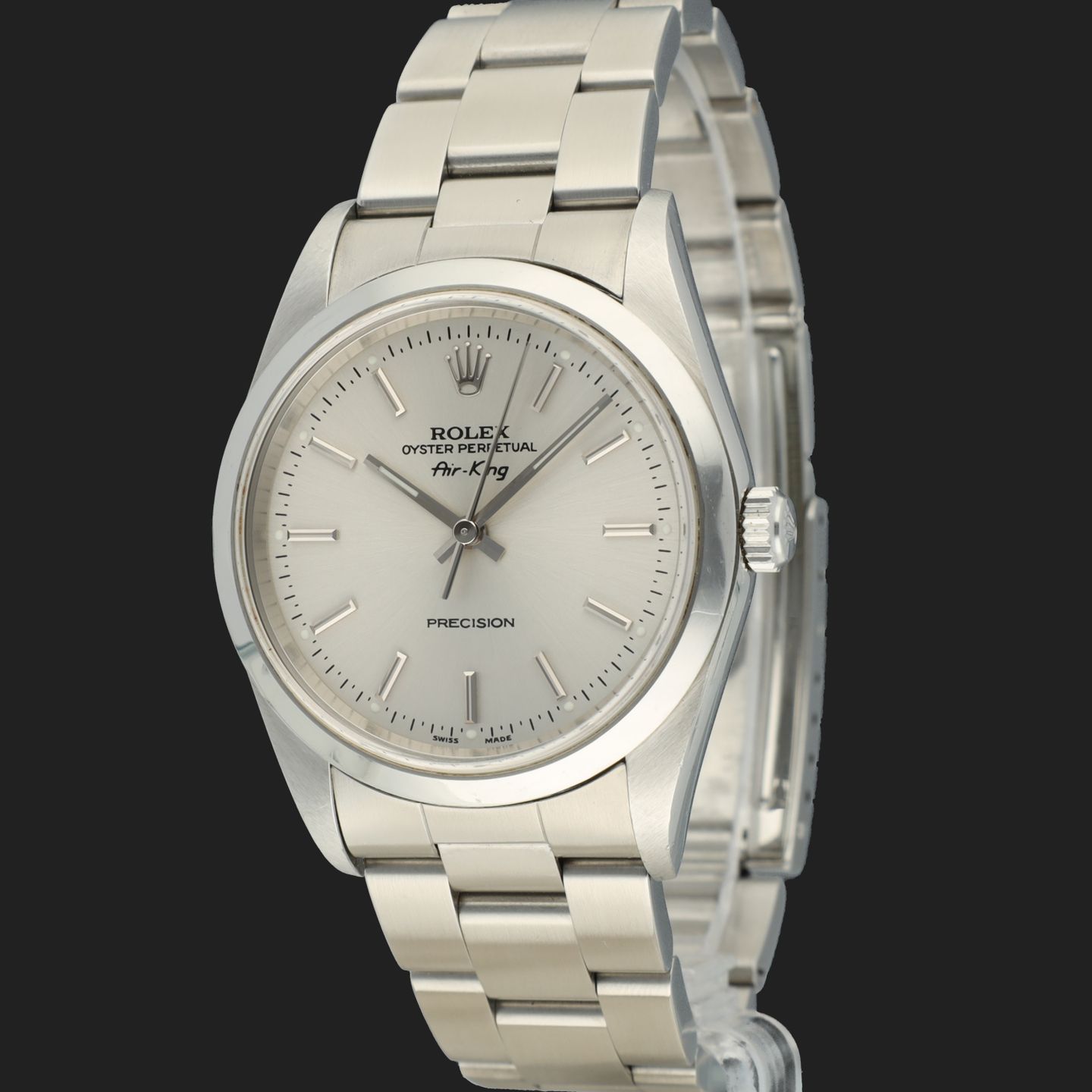 Rolex Air-King 14000 (1999) - 34mm Staal (1/8)