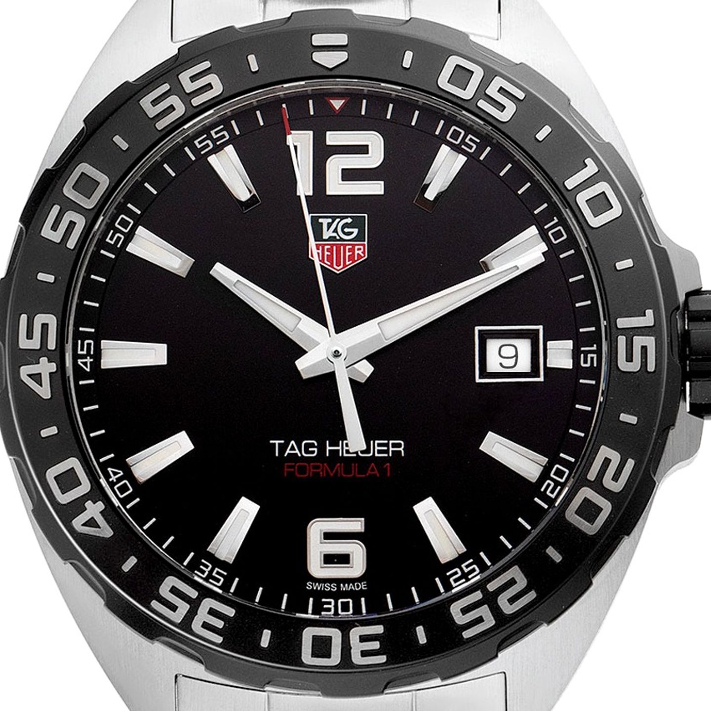 TAG Heuer Formula 1 Quartz WAZ1110.BA0875 (2025) - Black dial 41 mm Steel case (1/7)