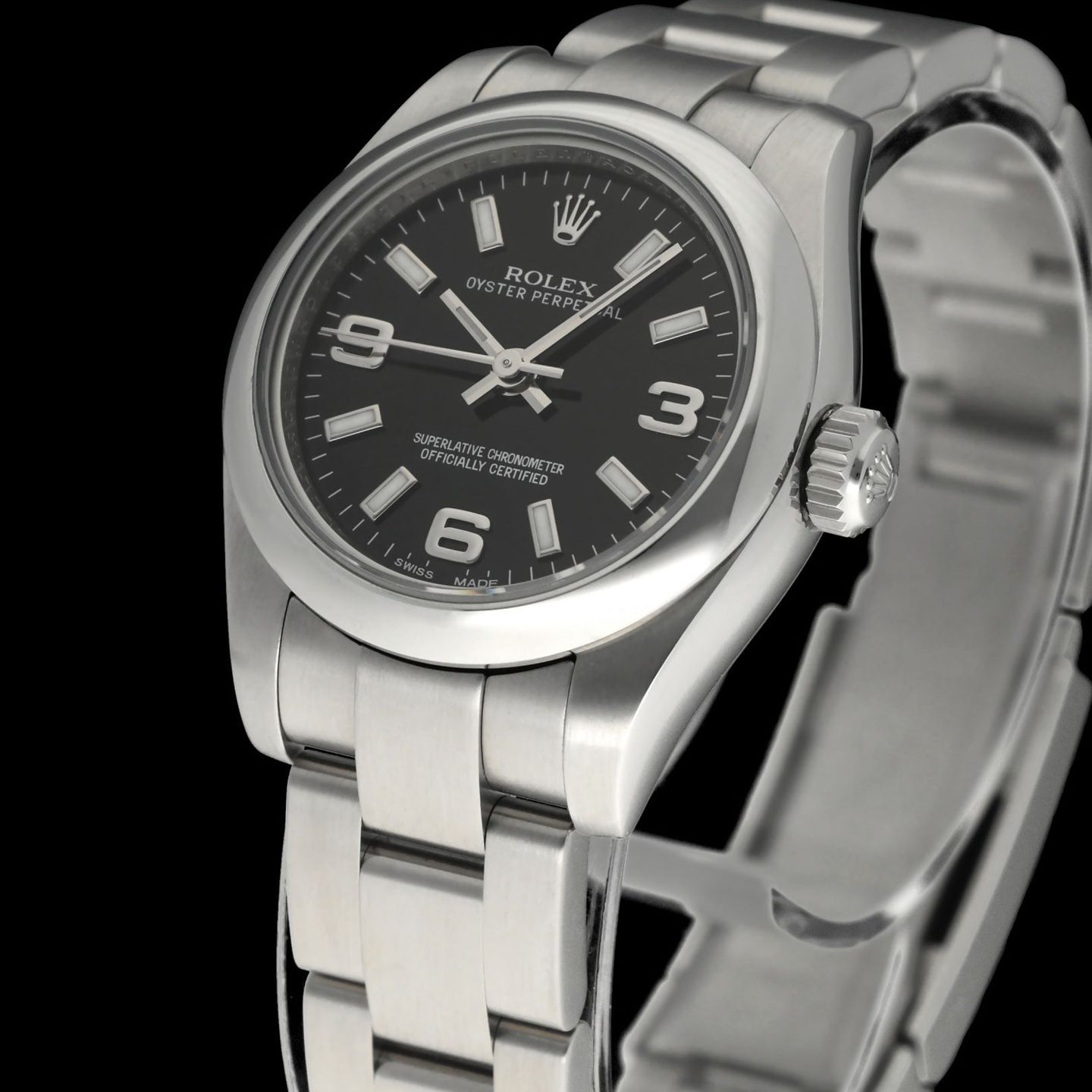 Rolex Oyster Perpetual 26 176200 (2011) - 26 mm Steel case (7/8)