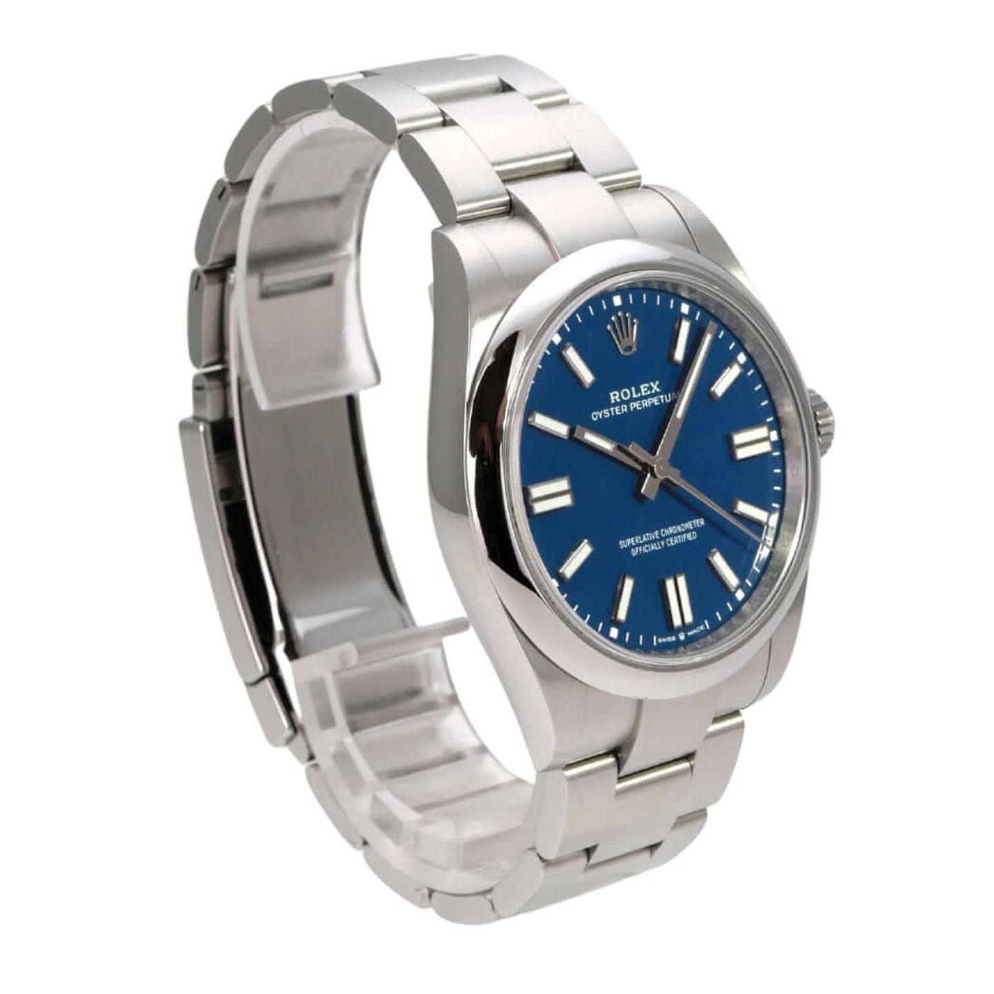 Rolex Oyster Perpetual 41 134300 (2026) - Purple dial 41 mm Steel case (4/8)