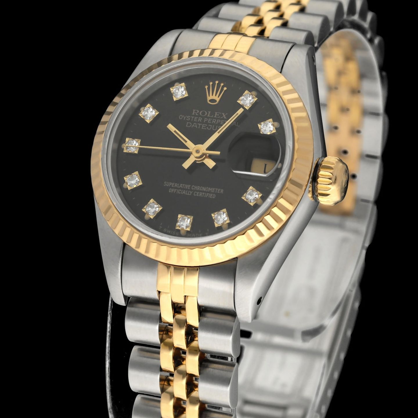 Rolex Lady-Datejust 69173G (1989) - 26 mm Gold/Steel case (7/8)