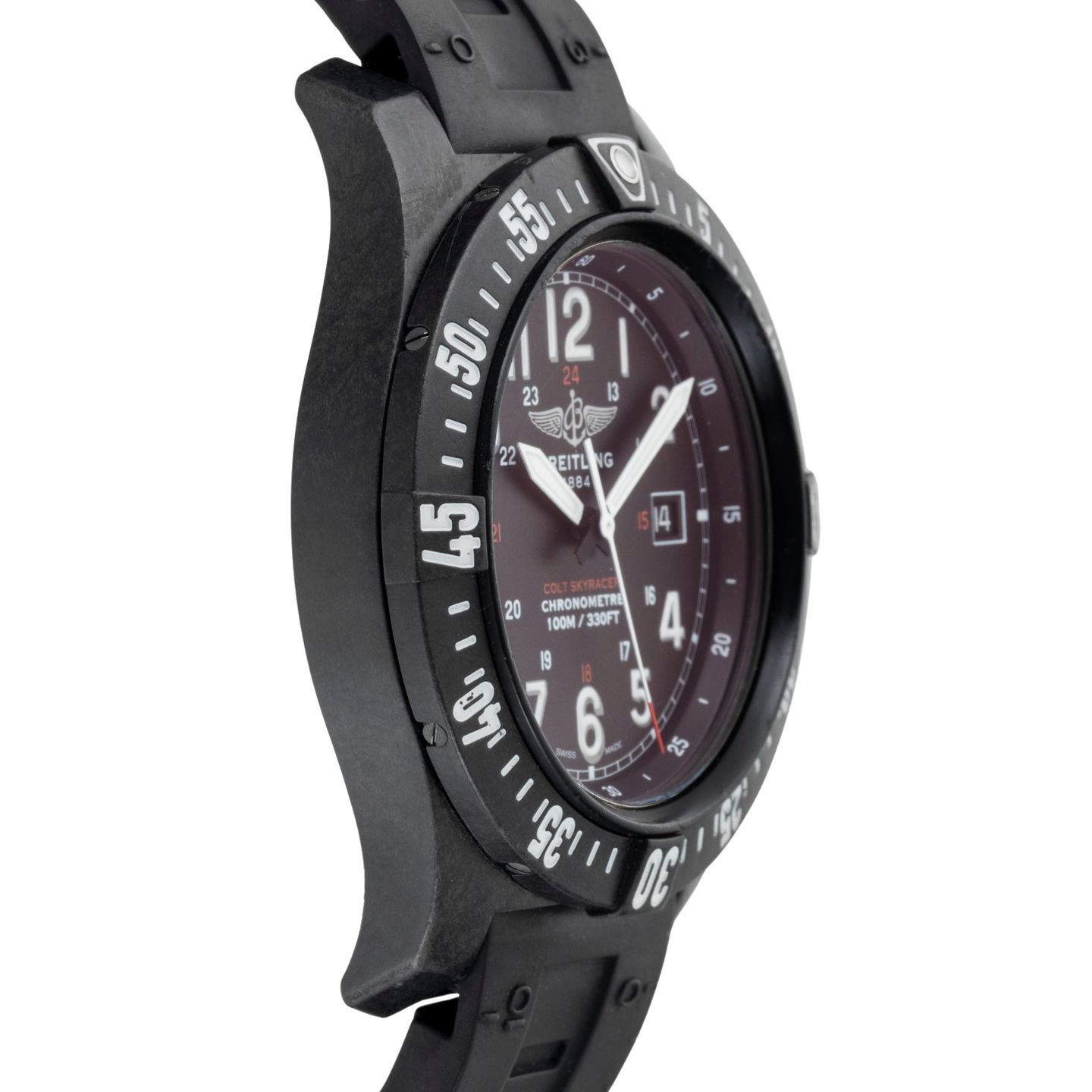 Breitling Colt Skyracer X74320 (2017) - Black dial 45 mm Plastic case (7/8)