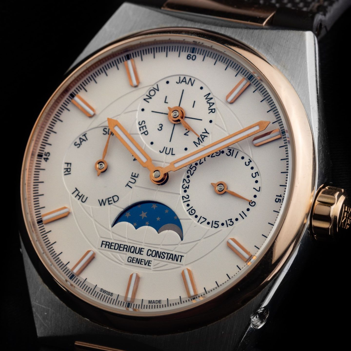 Frederique Constant Manufacture Slimline Perpetual Calendar FC-775V4NH2B - (3/7)