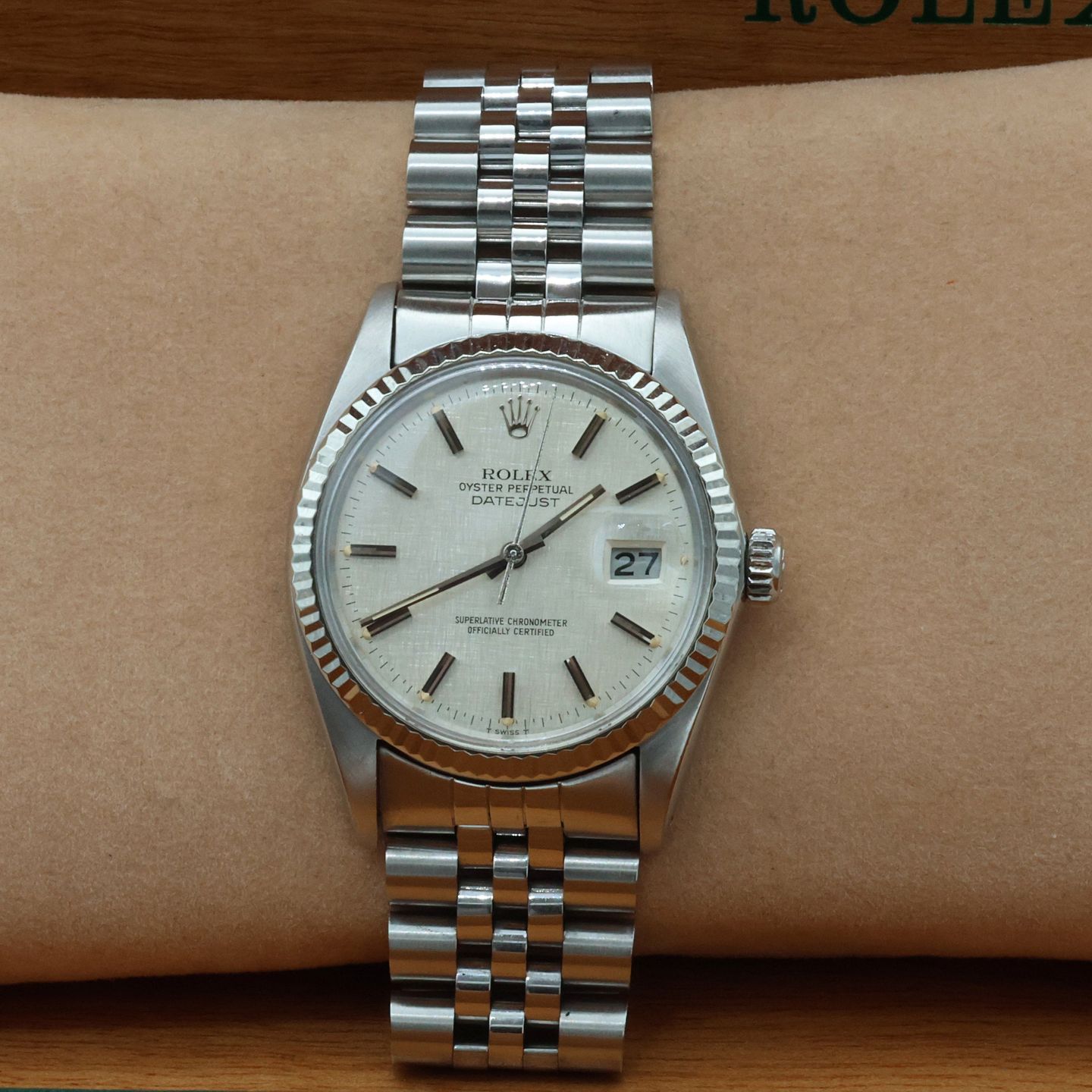 Rolex Datejust 36 16014 (Onbekend (willekeurig serienummer)) - 36mm Staal (1/8)