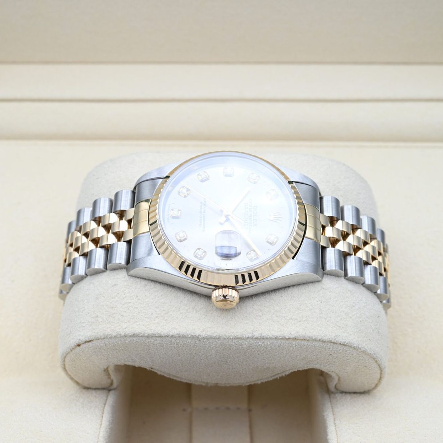 Rolex Datejust 36 16233 (2002) - 36mm Goud/Staal (4/7)
