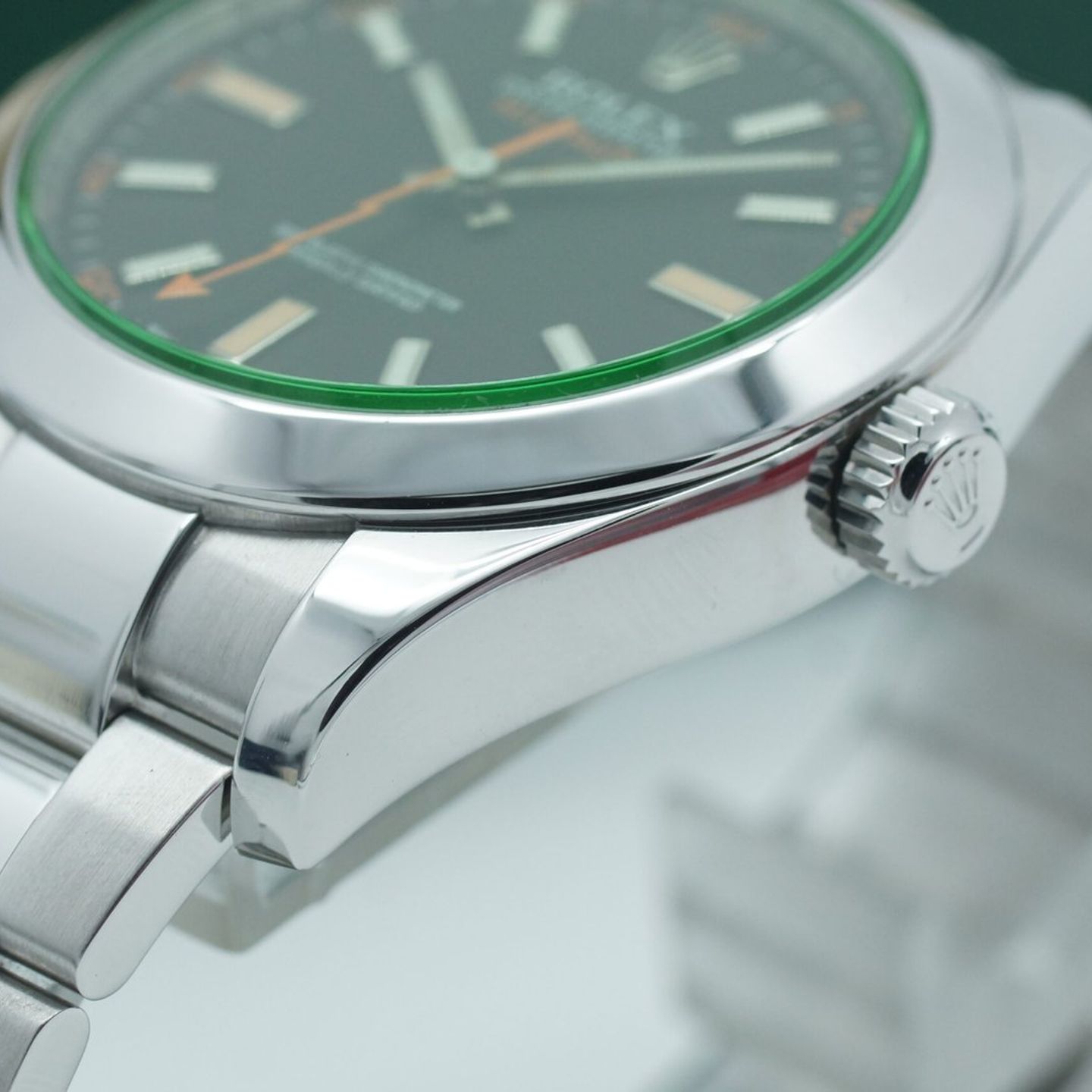 Rolex Milgauss 116400GV (2016) - Zwart wijzerplaat 40mm Staal (6/8)