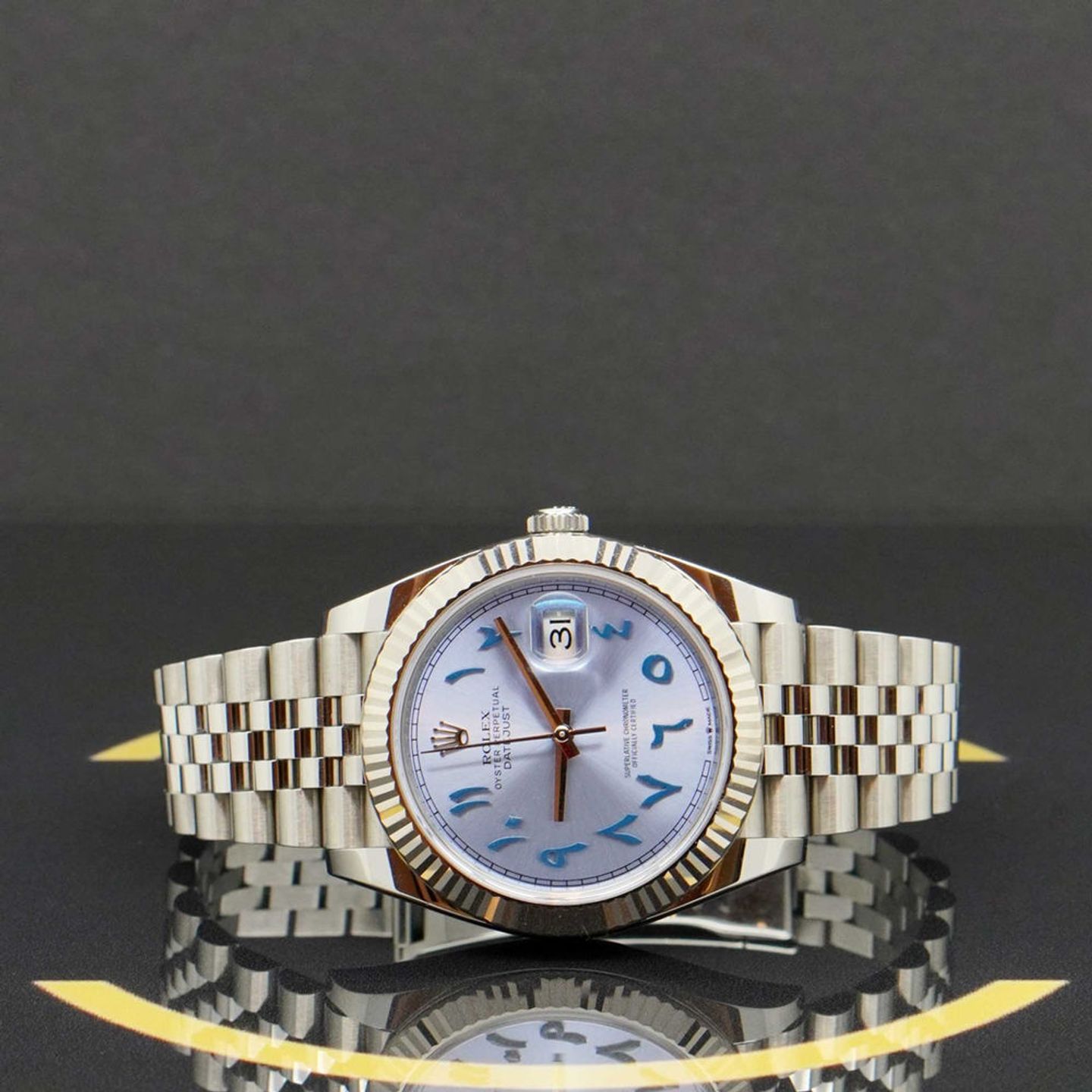Rolex Datejust 41 126334 (2023) - Blauw wijzerplaat 41mm Staal (4/7)