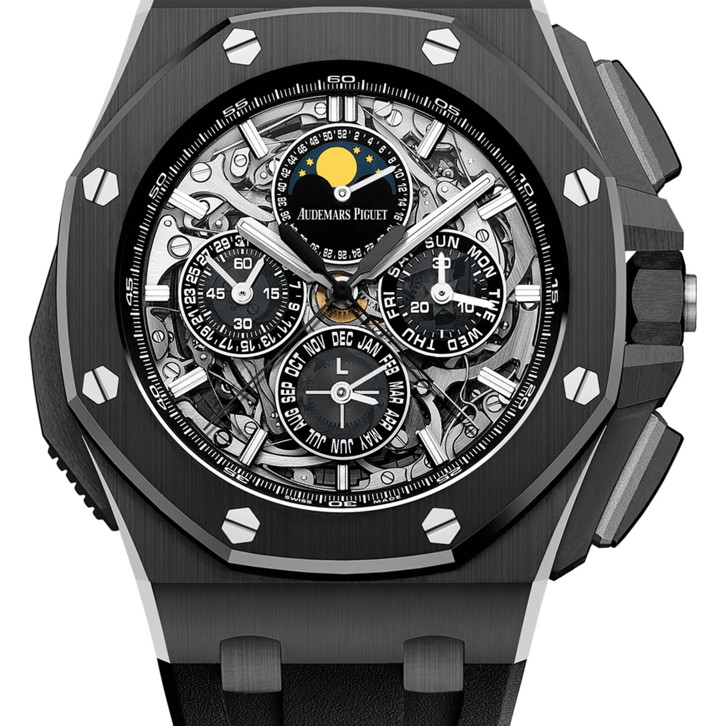 Audemars Piguet Royal Oak Offshore 26582CE.OO.A002CA.01 (2025) - Transparent dial 44 mm Ceramic case (1/1)