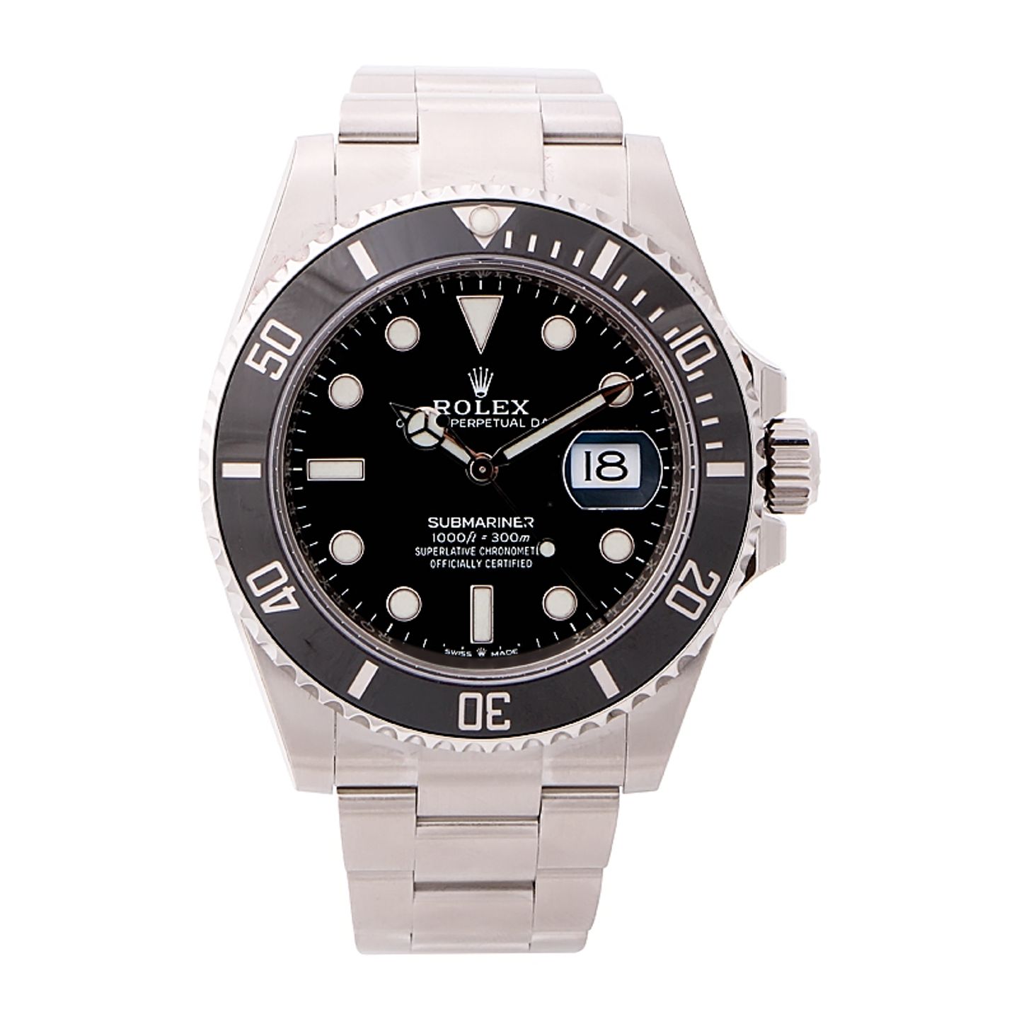 Rolex Submariner Date 126610LN (2024) - Zwart wijzerplaat 41mm Staal (1/4)