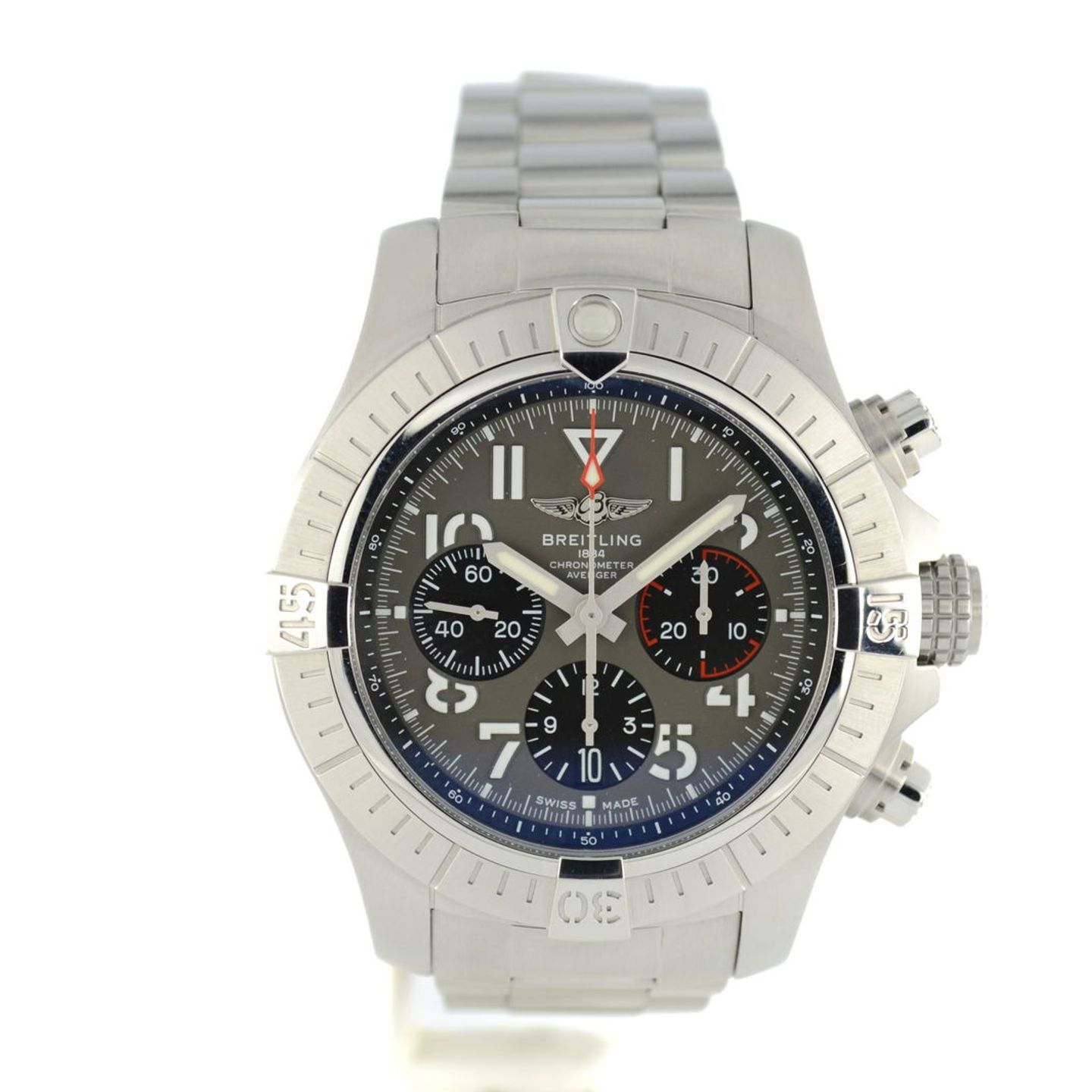 Breitling Avenger AB01821A1B1A1 (2023) - Black dial 45 mm Steel case (1/7)