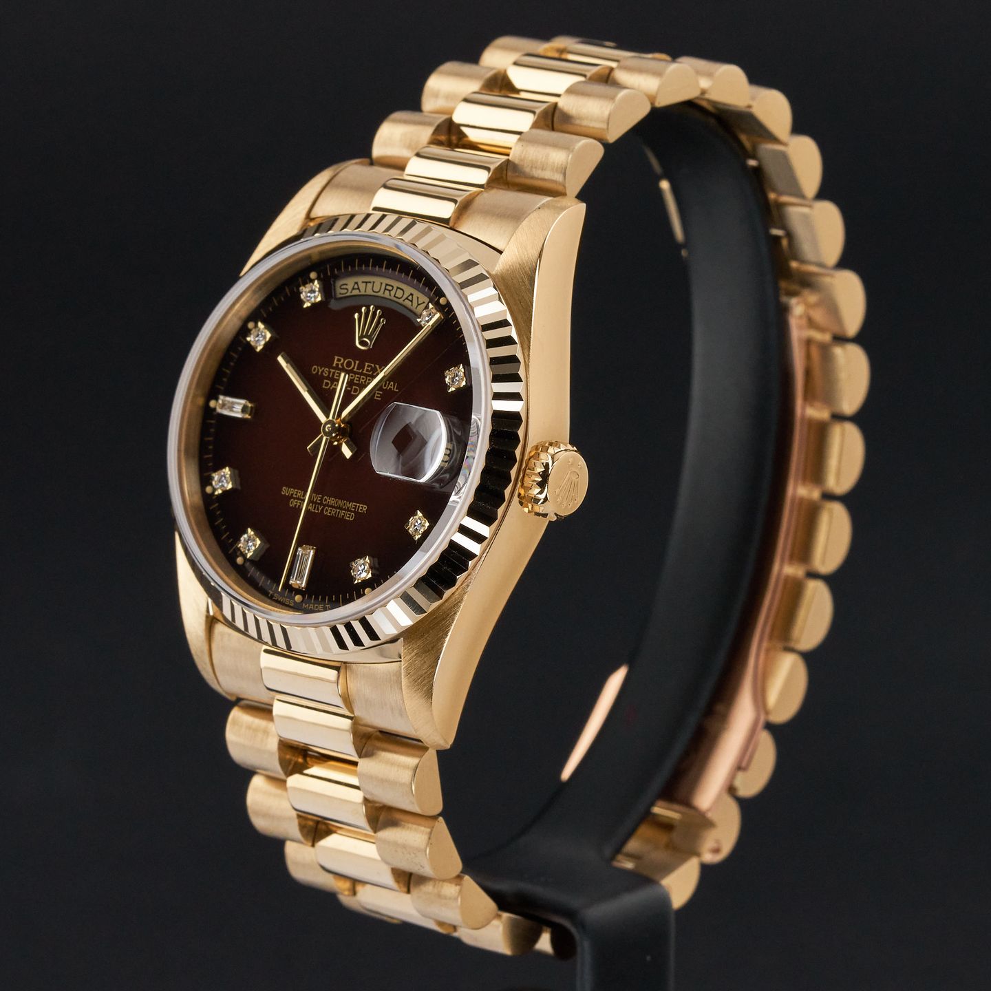 Rolex Day-Date 36 18238 (1991) - 36mm Geelgoud (4/8)