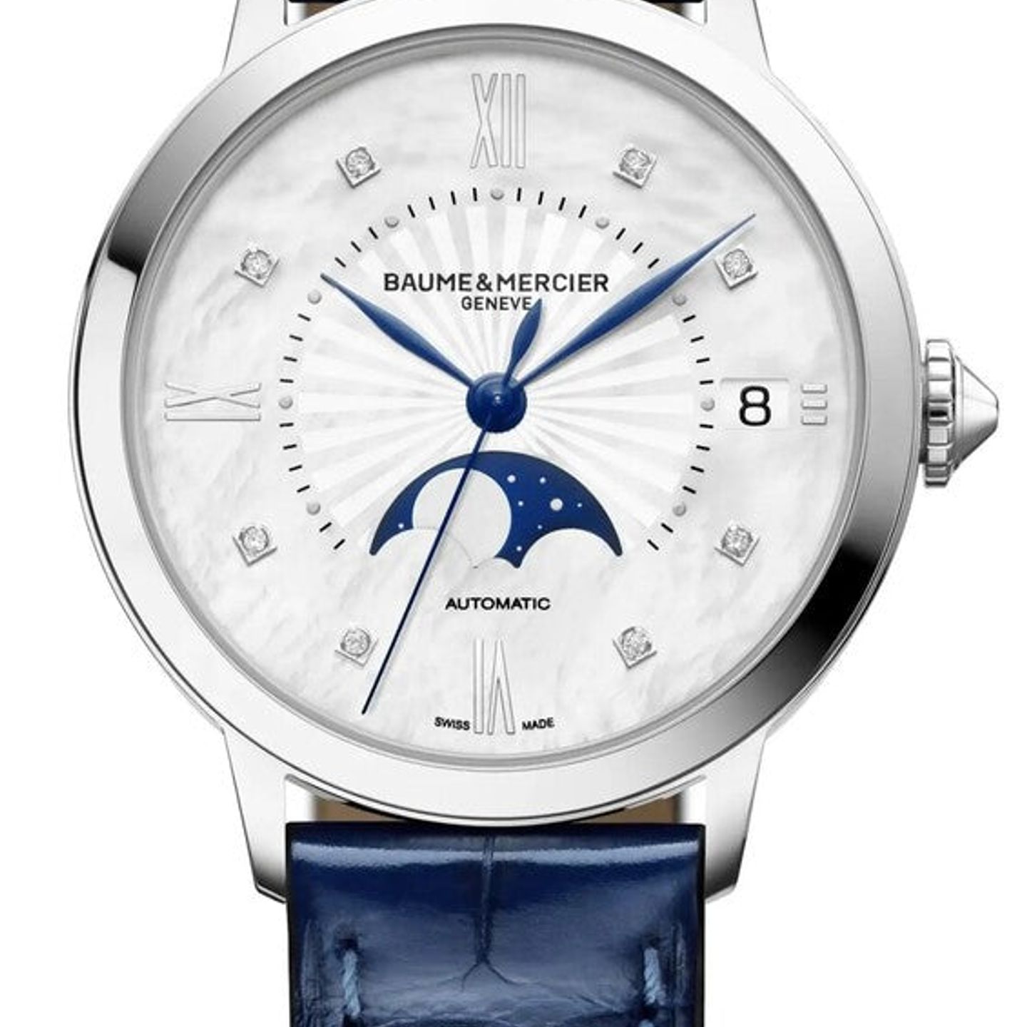 Baume & Mercier Classima M0A10633 (2026) - Pearl dial 34 mm Steel case (1/1)
