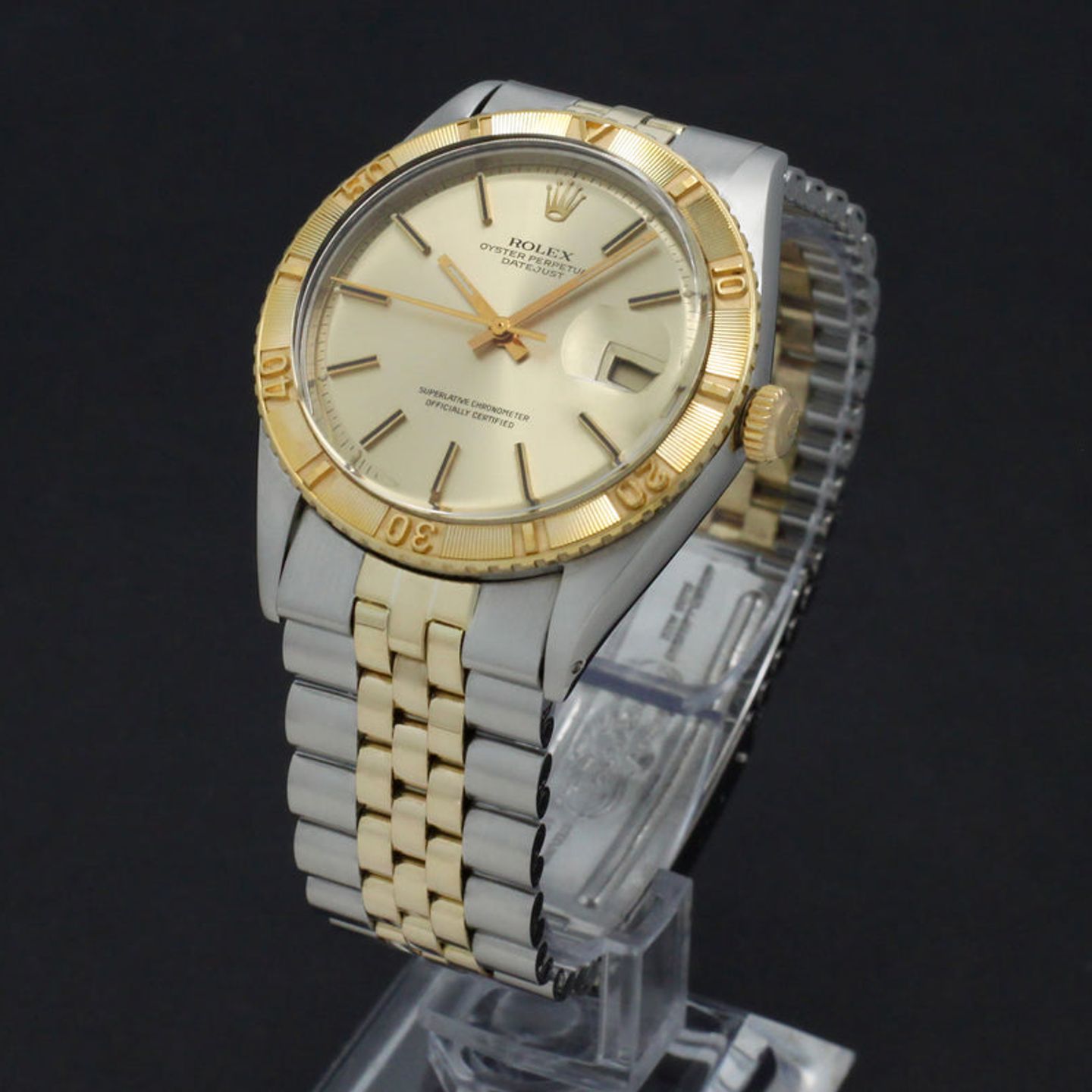 Rolex Datejust Turn-O-Graph 1625 (1973) - Goud wijzerplaat 36mm Goud/Staal (5/7)