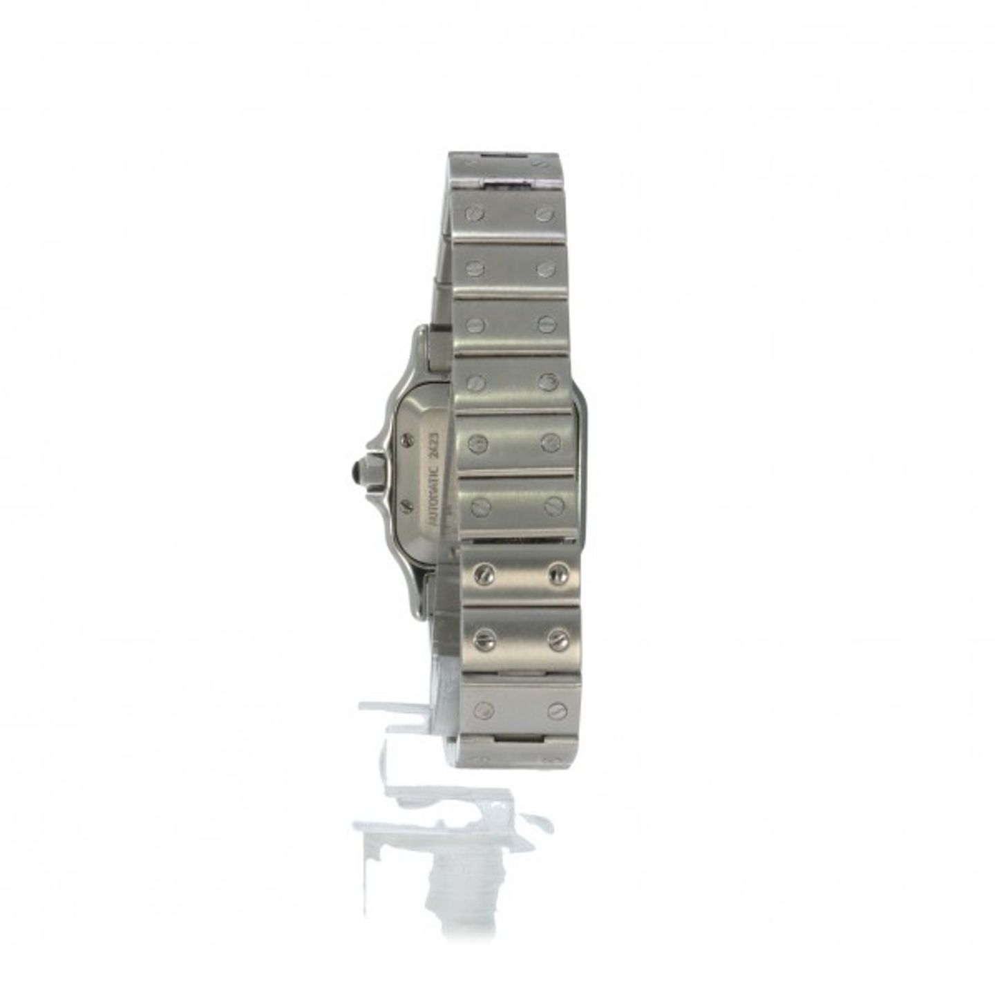 Cartier Santos Galbée 2423 (2001) - Wit wijzerplaat 24mm Staal (4/5)