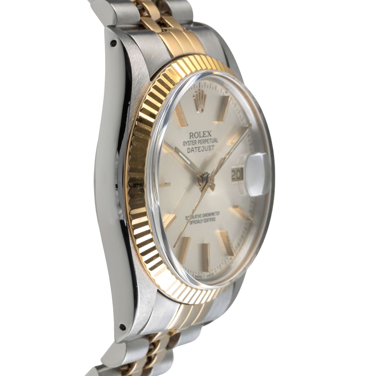 Rolex Datejust 36 16013 (Onbekend (willekeurig serienummer)) - 36mm Goud/Staal (7/8)