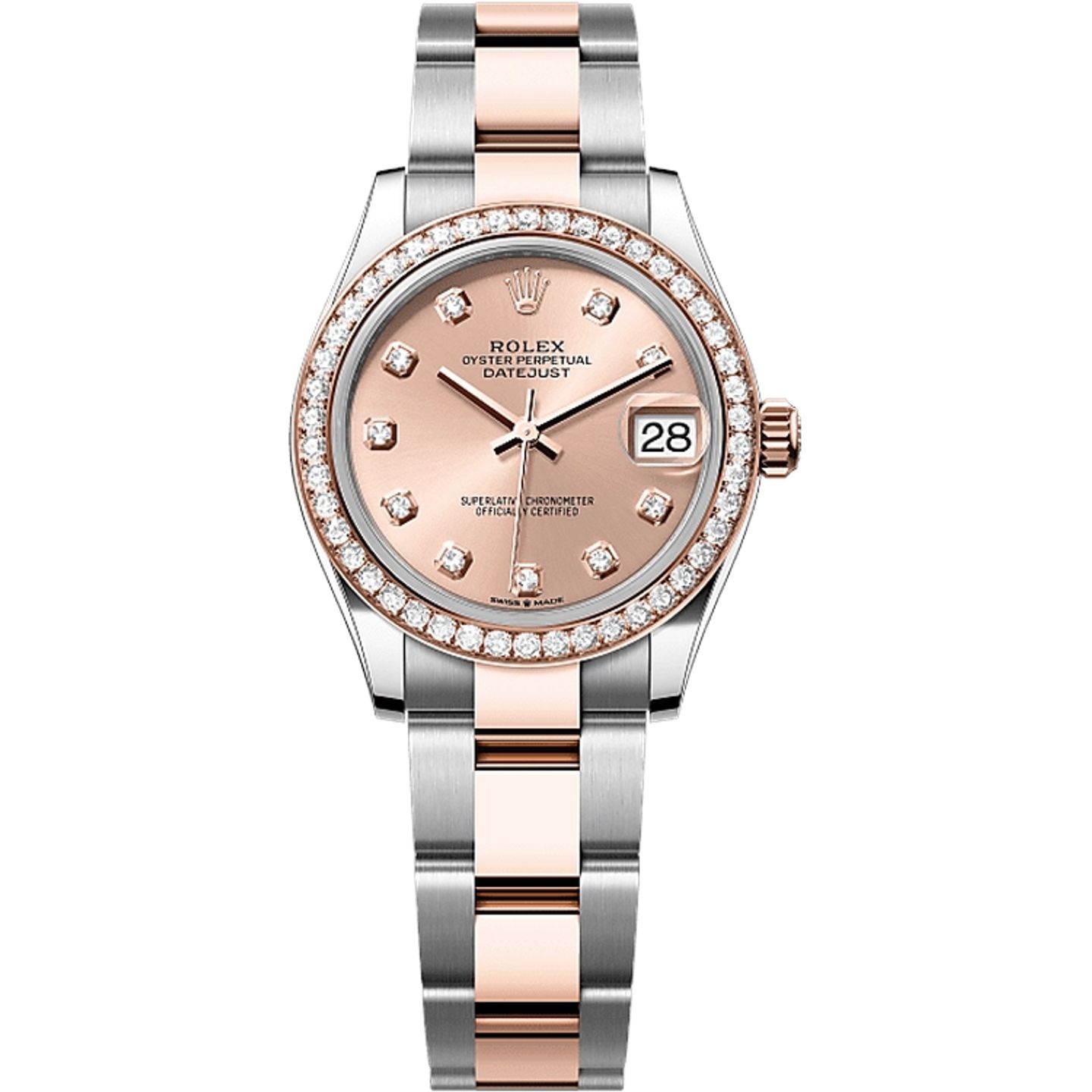 Rolex Datejust 31 278381RBR (2025) - Roze wijzerplaat 31mm Staal (1/1)