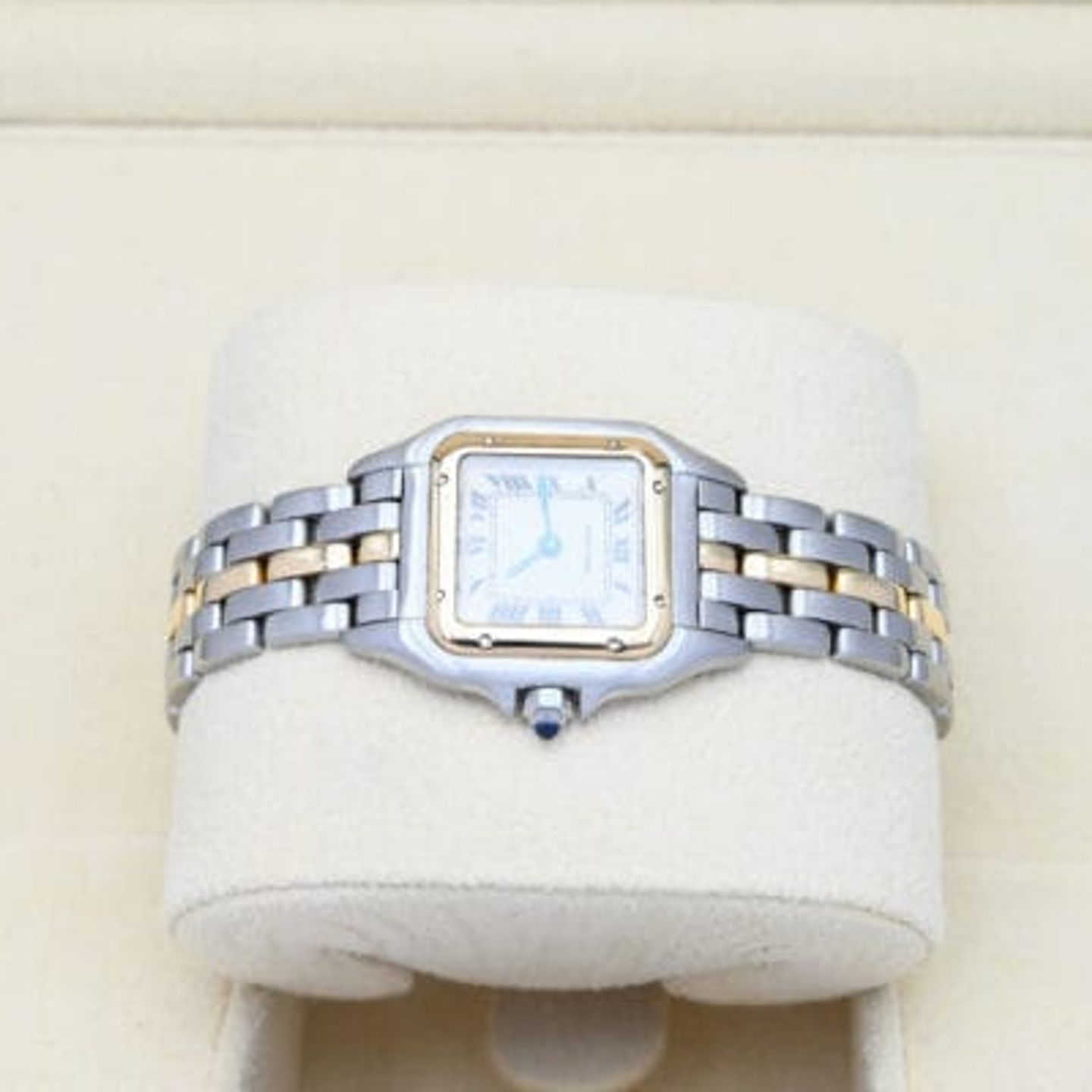 Cartier Panthère 66921 (1995) - White dial 22 mm Gold/Steel case (4/8)