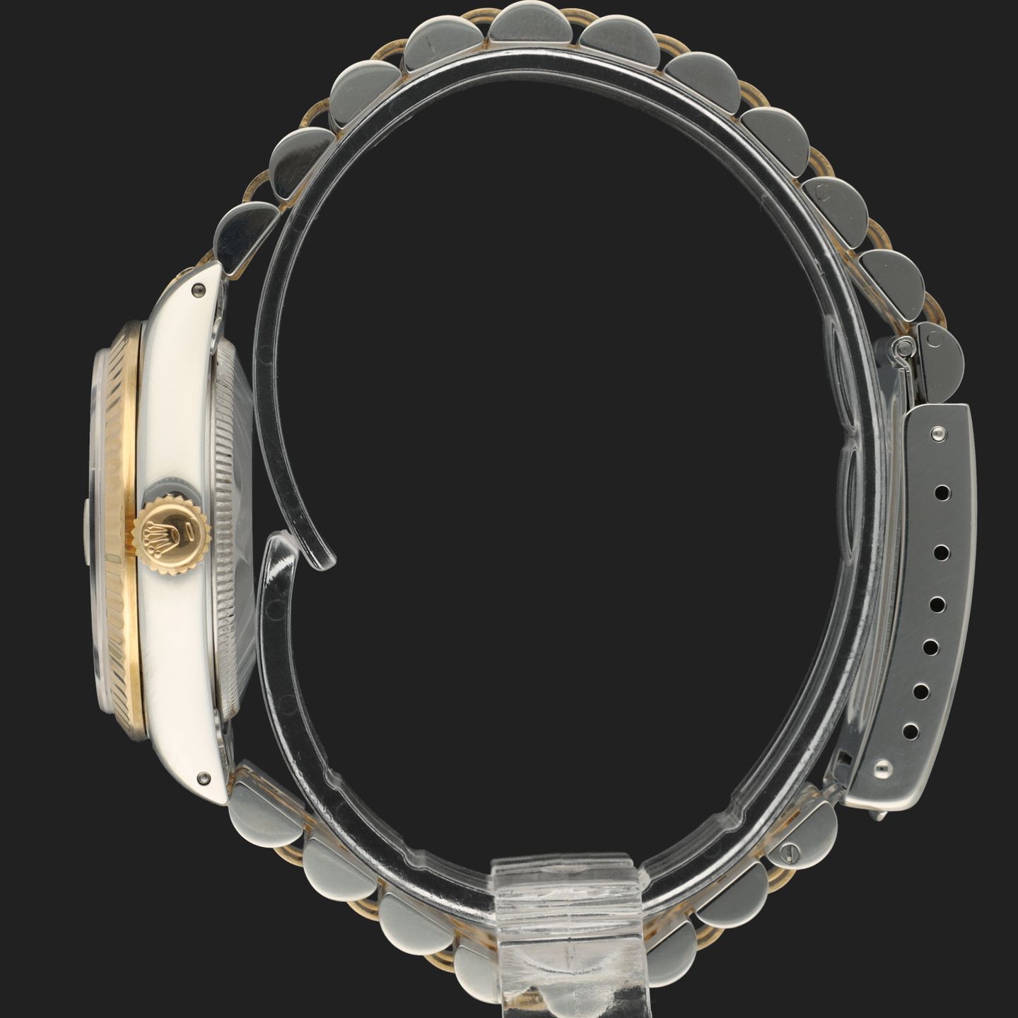 Rolex Datejust 31 68273 (1987) - Champagne dial 31 mm Gold/Steel case (7/8)