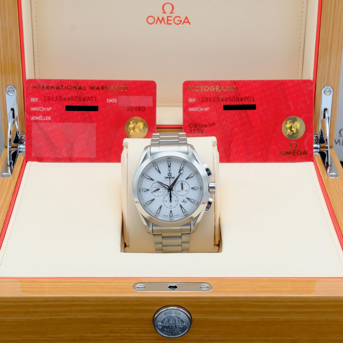 Omega Seamaster Aqua Terra 231.10.44.50.04.001 (2019) - White dial 44 mm Steel case (3/8)