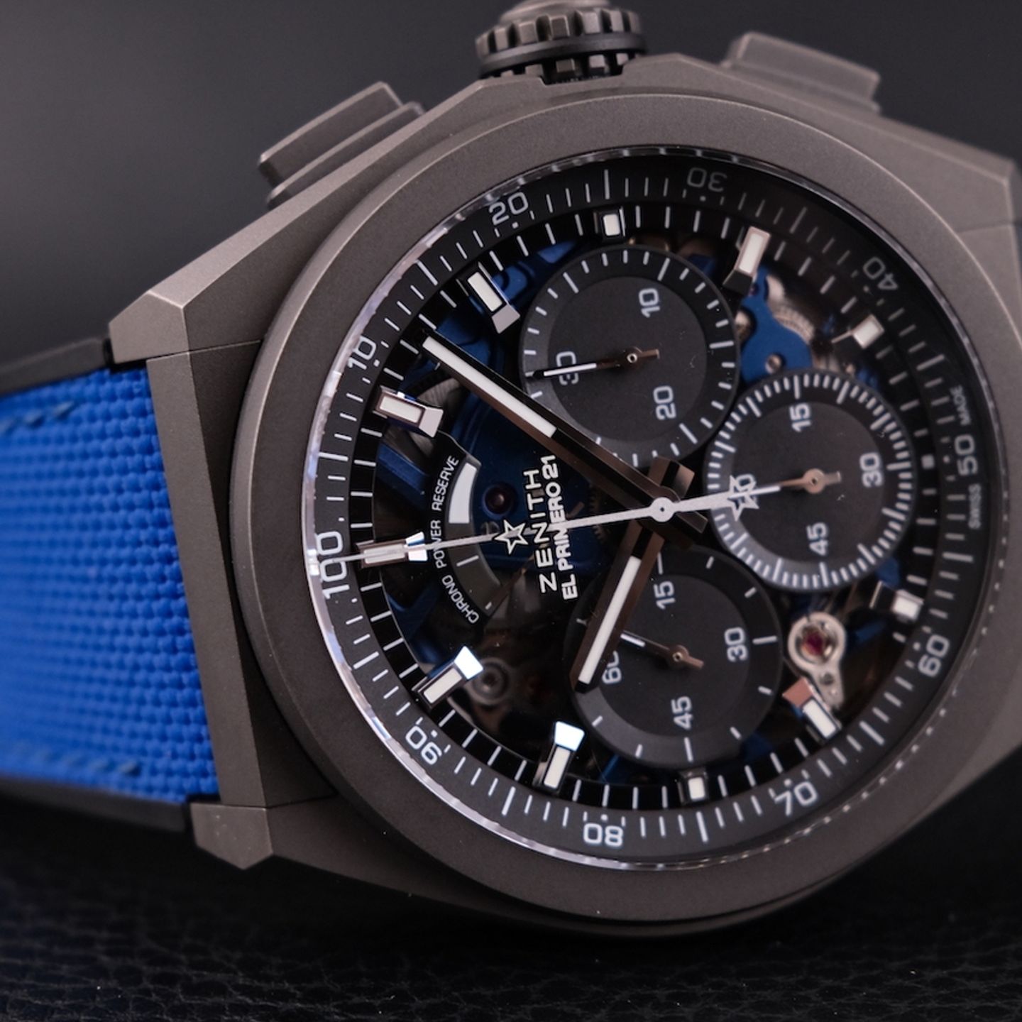 Zenith Defy El Primero 97.9001.9004/81.R946 (2024) - Transparant wijzerplaat 44mm Titanium (4/8)