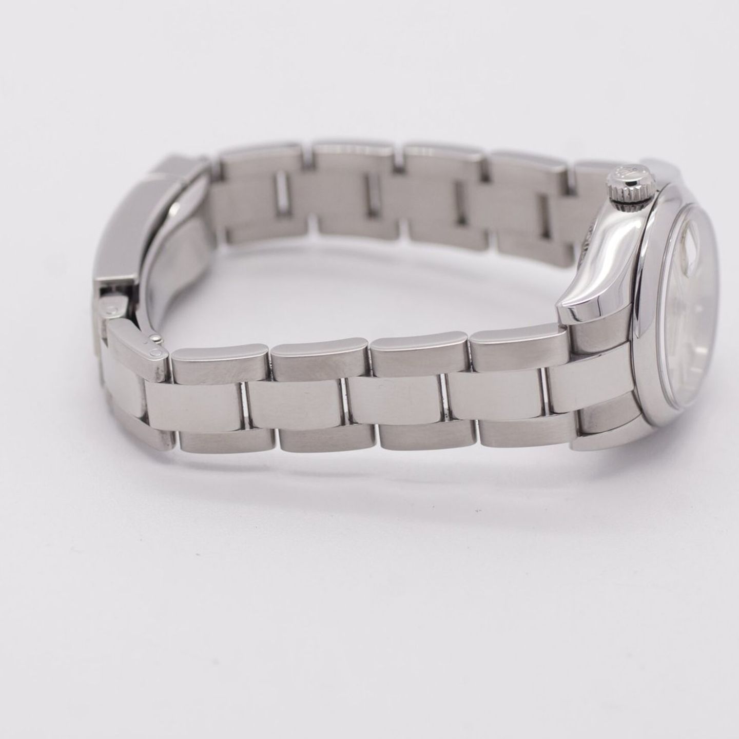 Rolex Lady-Datejust 179160 (2005) - Zilver wijzerplaat 26mm Staal (7/8)