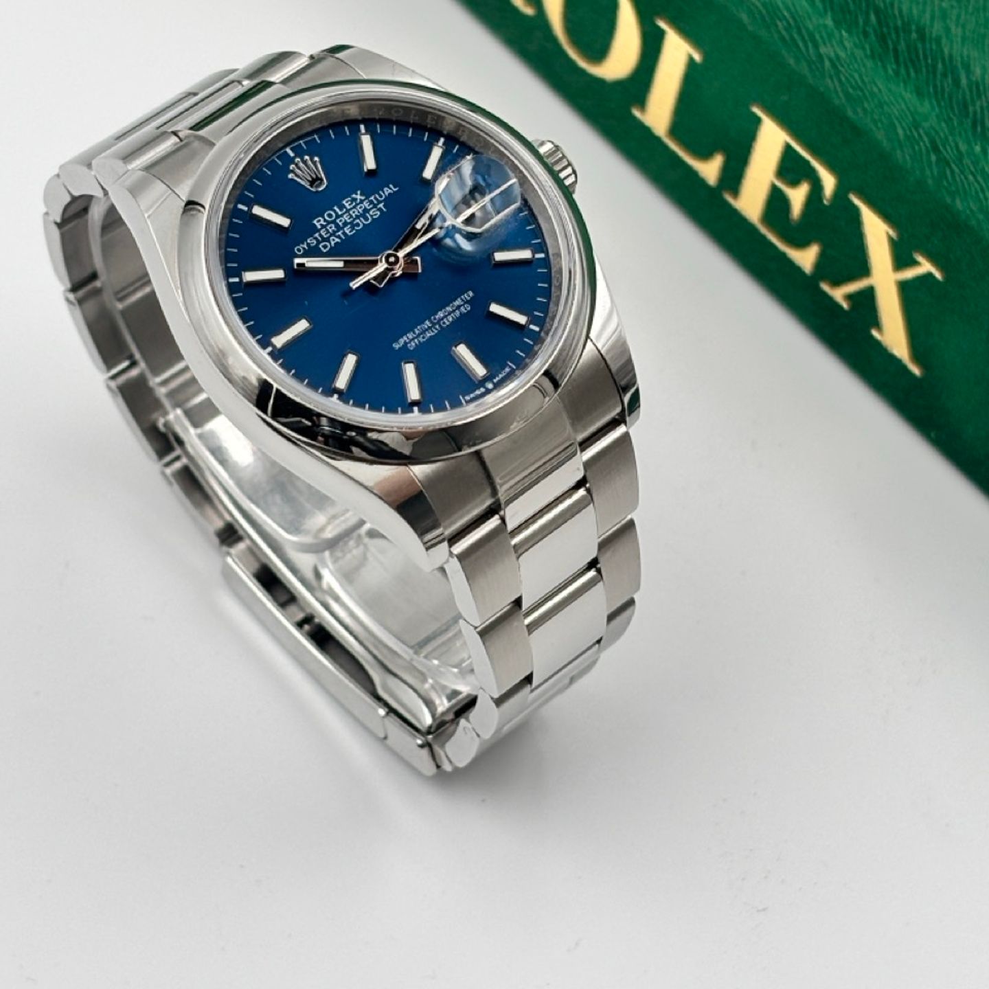 Rolex Datejust 36 126200 (2023) - Blue dial 36 mm Steel case (1/8)