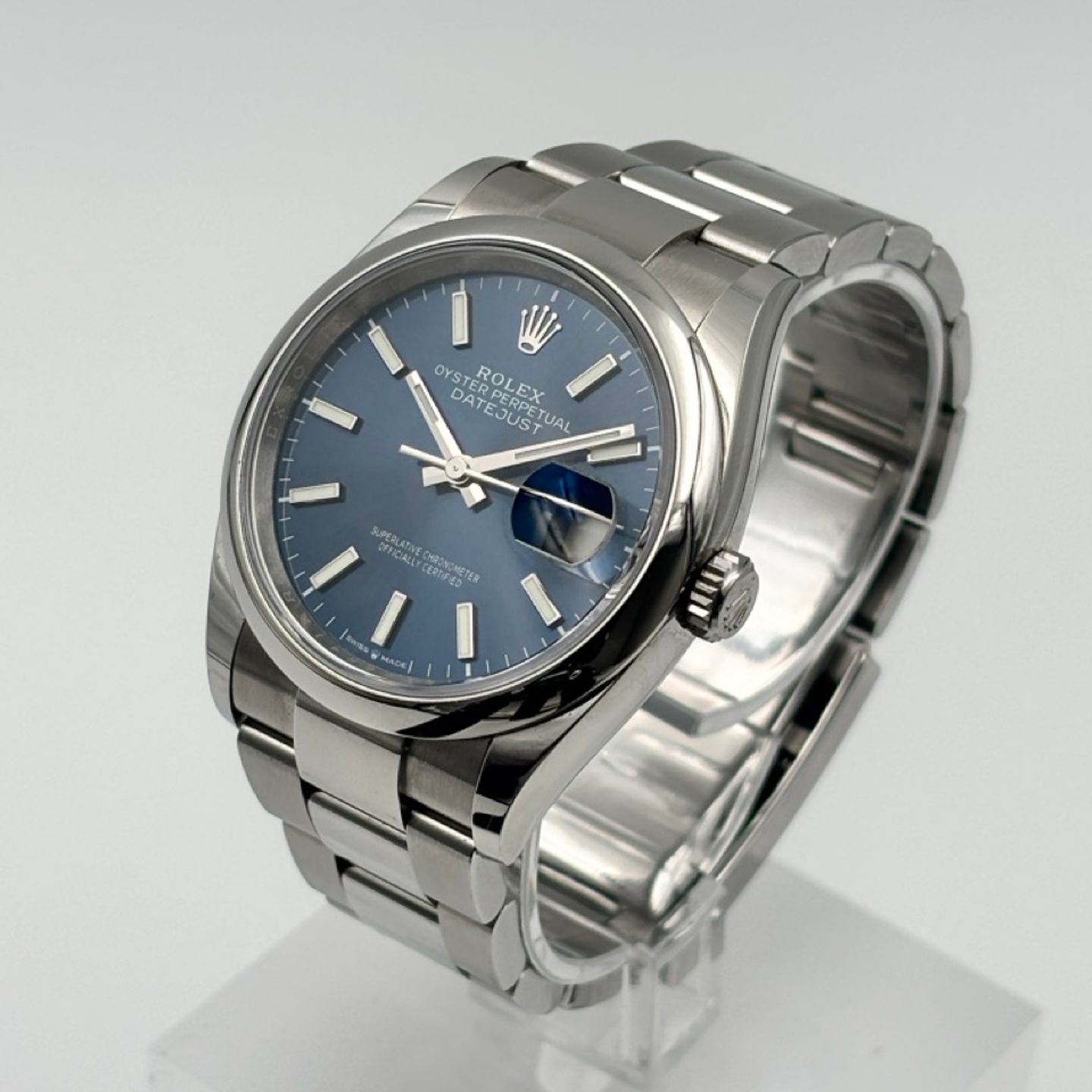 Rolex Datejust 36 126200 (2023) - Blue dial 36 mm Steel case (2/8)