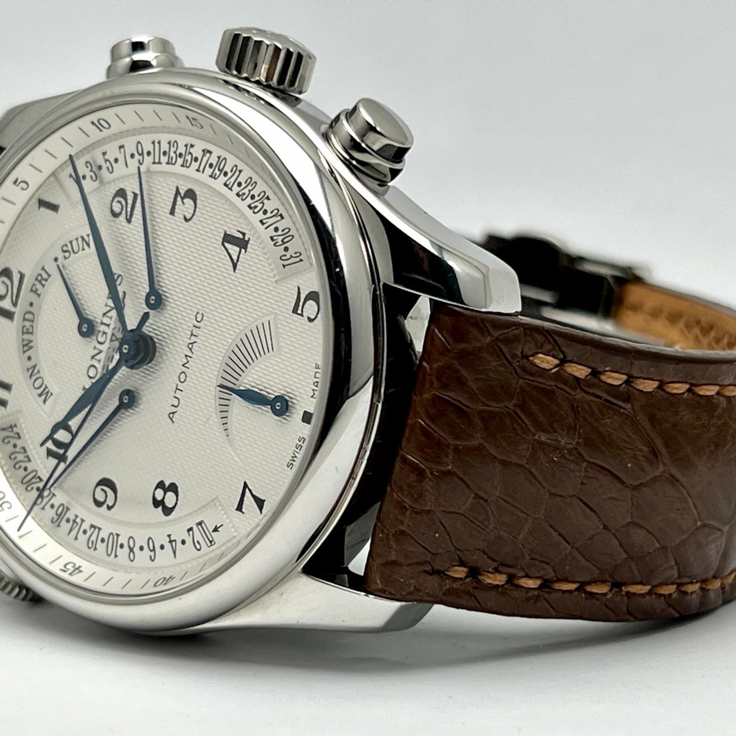 Longines Master Collection L2.716.4.71.3 (Unknown (random serial)) - Silver dial 44 mm Steel case (3/8)