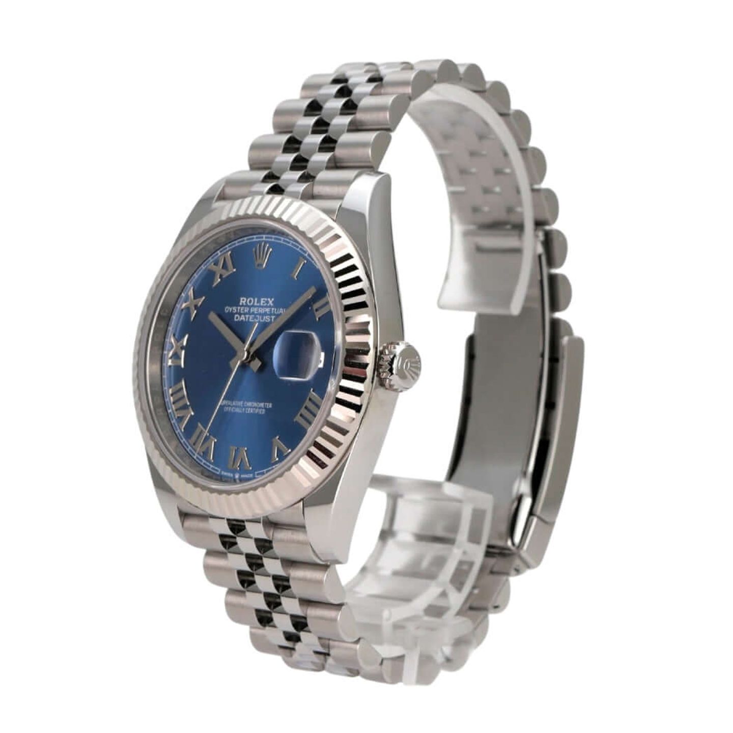 Rolex Datejust 41 126334 (2023) - Blue dial 41 mm Steel case (3/8)