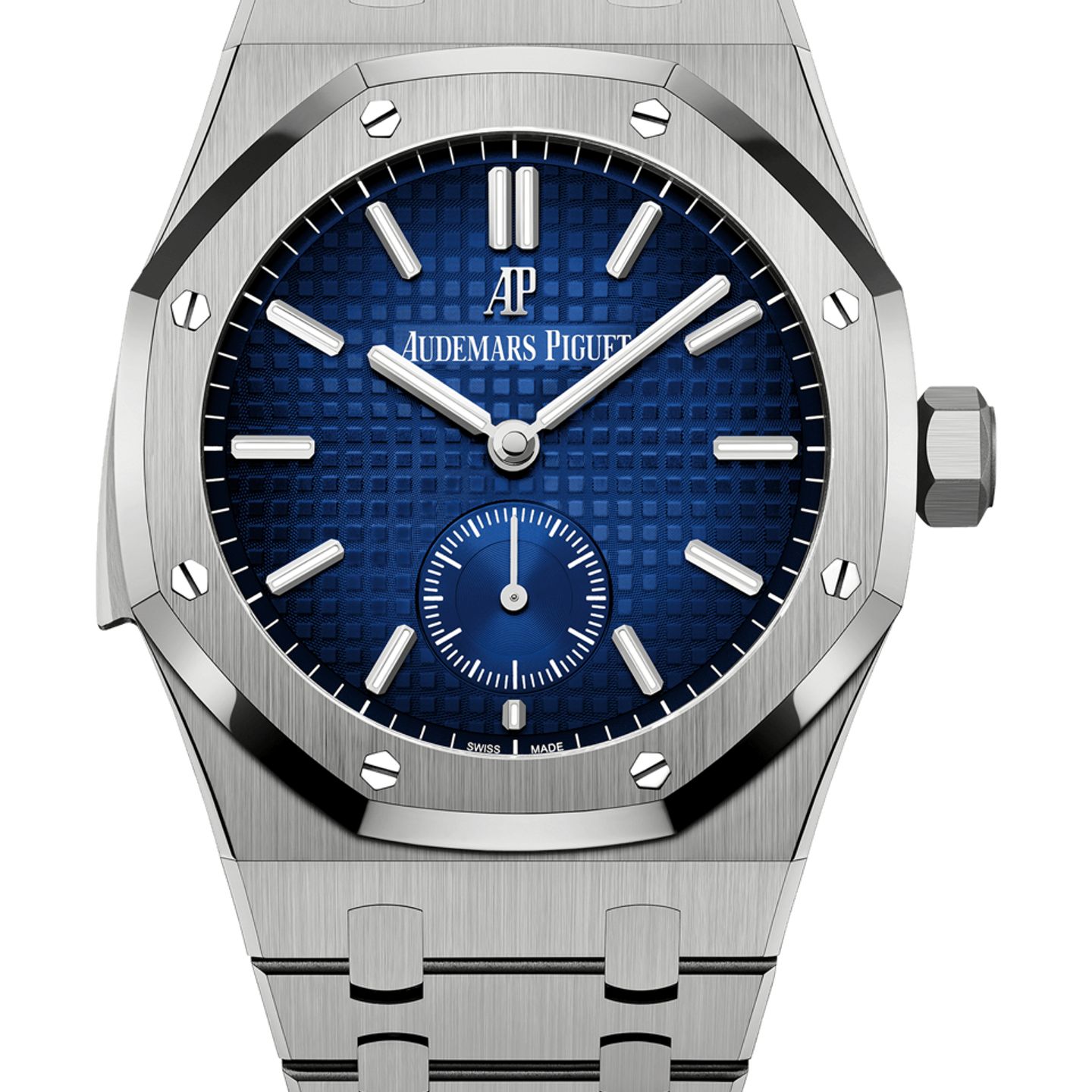 Audemars Piguet Royal Oak 26591TI.OO.1252TI.04 (2025) - Blue dial 42 mm Titanium case (1/1)