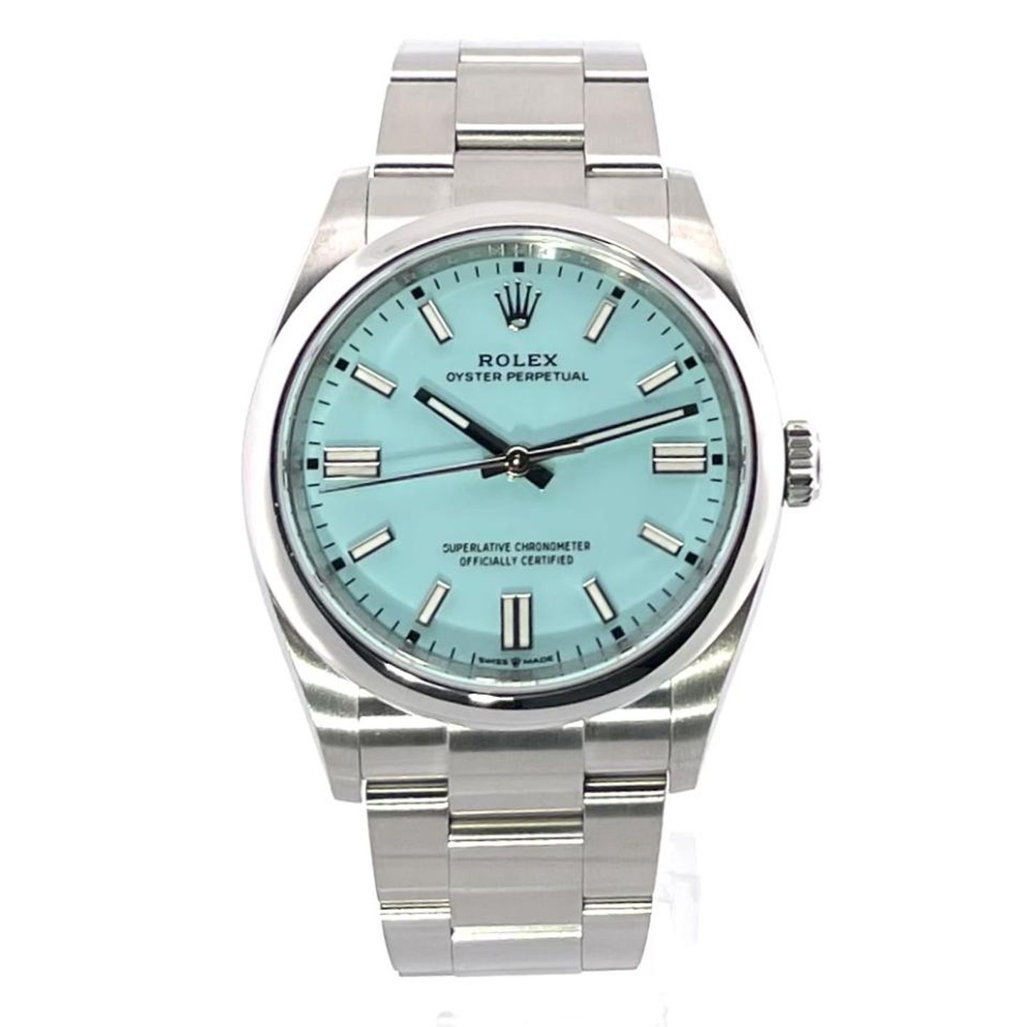Rolex Oyster Perpetual 36 126000 (2021) - Blue dial 36 mm Steel case (2/8)