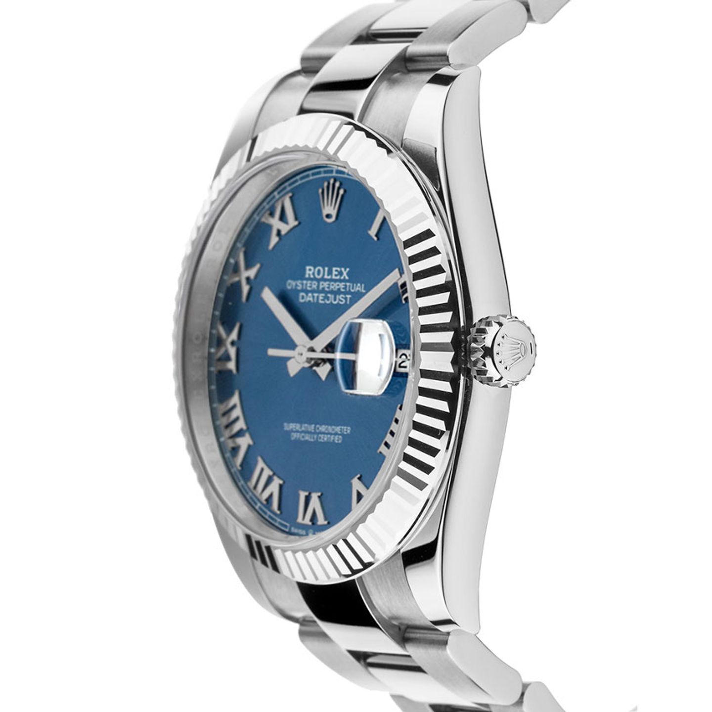 Rolex Datejust 41 126334 (2024) - Blue dial 41 mm Steel case (4/7)