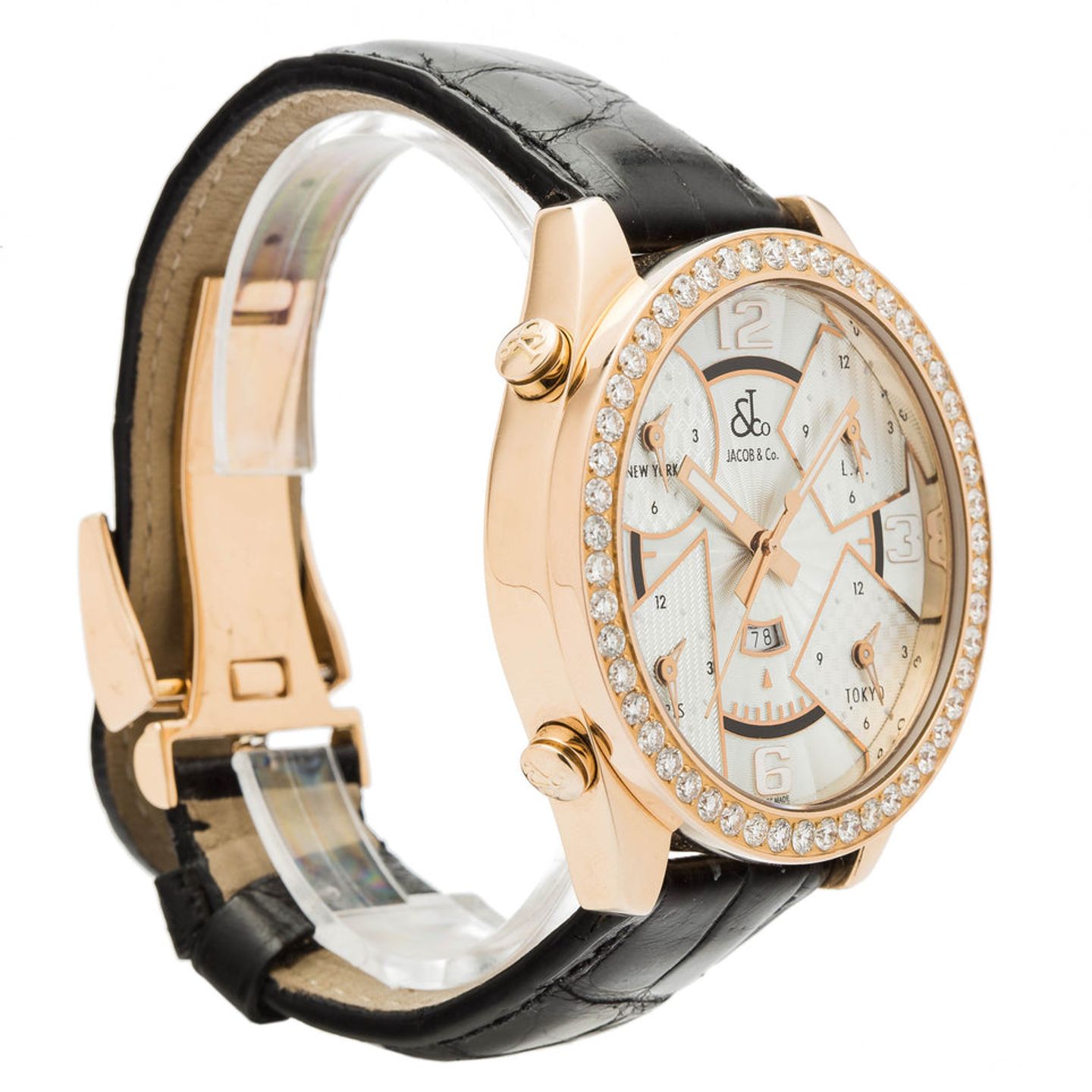 Jacob & Co. Five Time Zone JC-10 (Unknown (random serial)) - Unknown dial Unknown Rose Gold case (4/6)