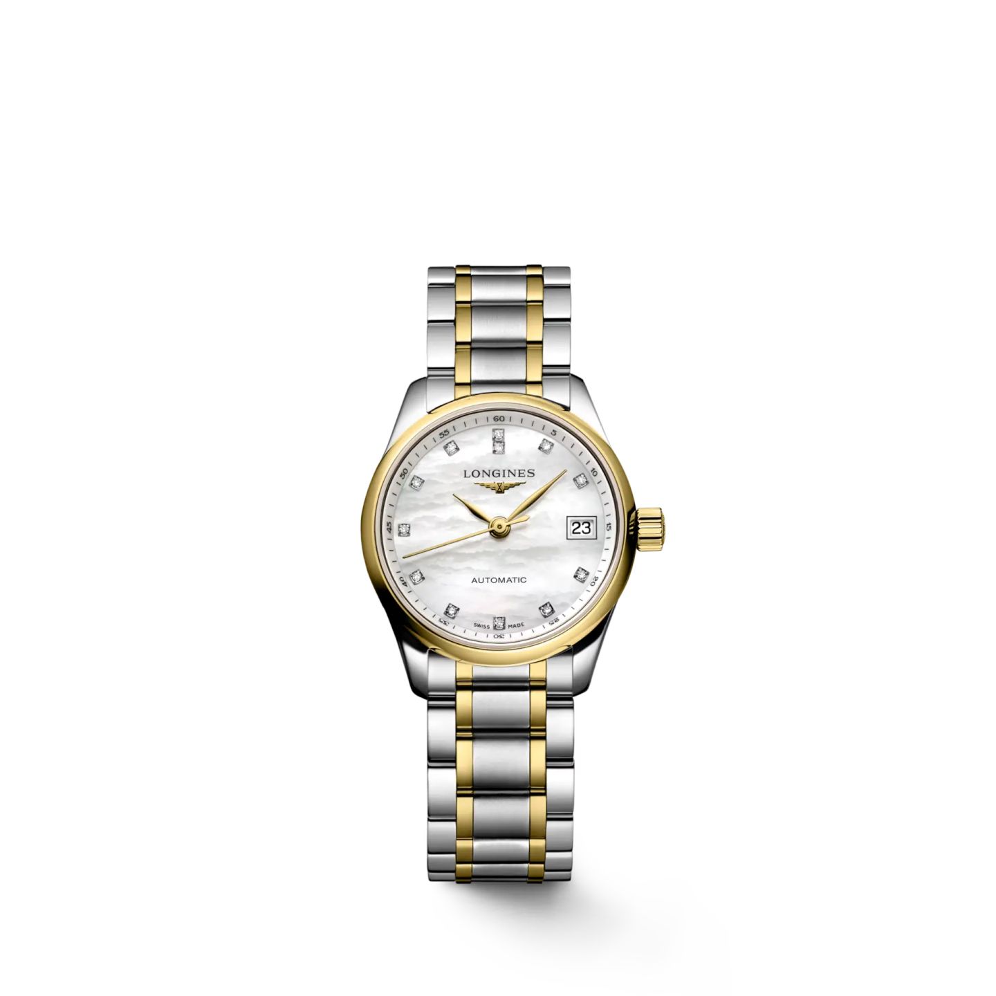 Longines Master Collection L2.128.5.87.7 (2025) - Pearl dial 26 mm Gold/Steel case (1/1)