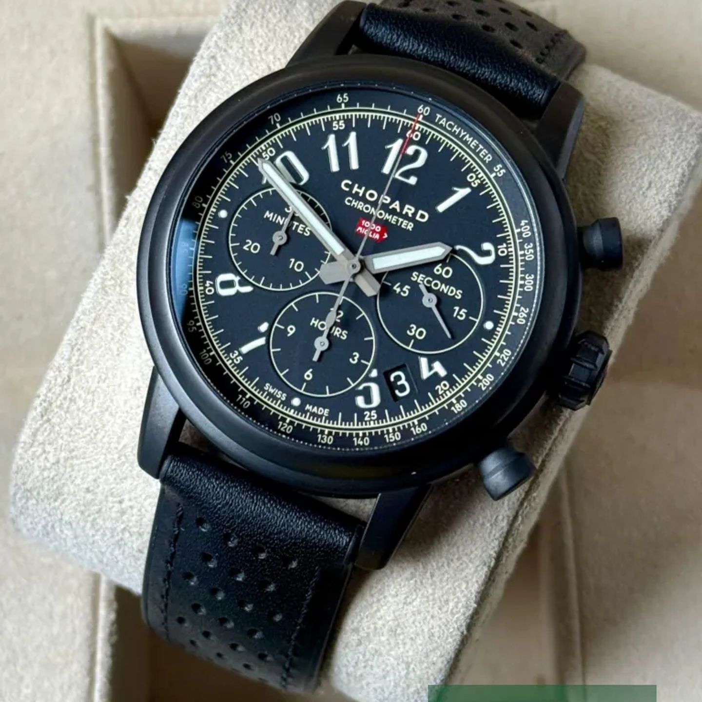 Chopard Mille Miglia 168589-3028 (2023) - Zwart wijzerplaat 42mm Staal (3/8)