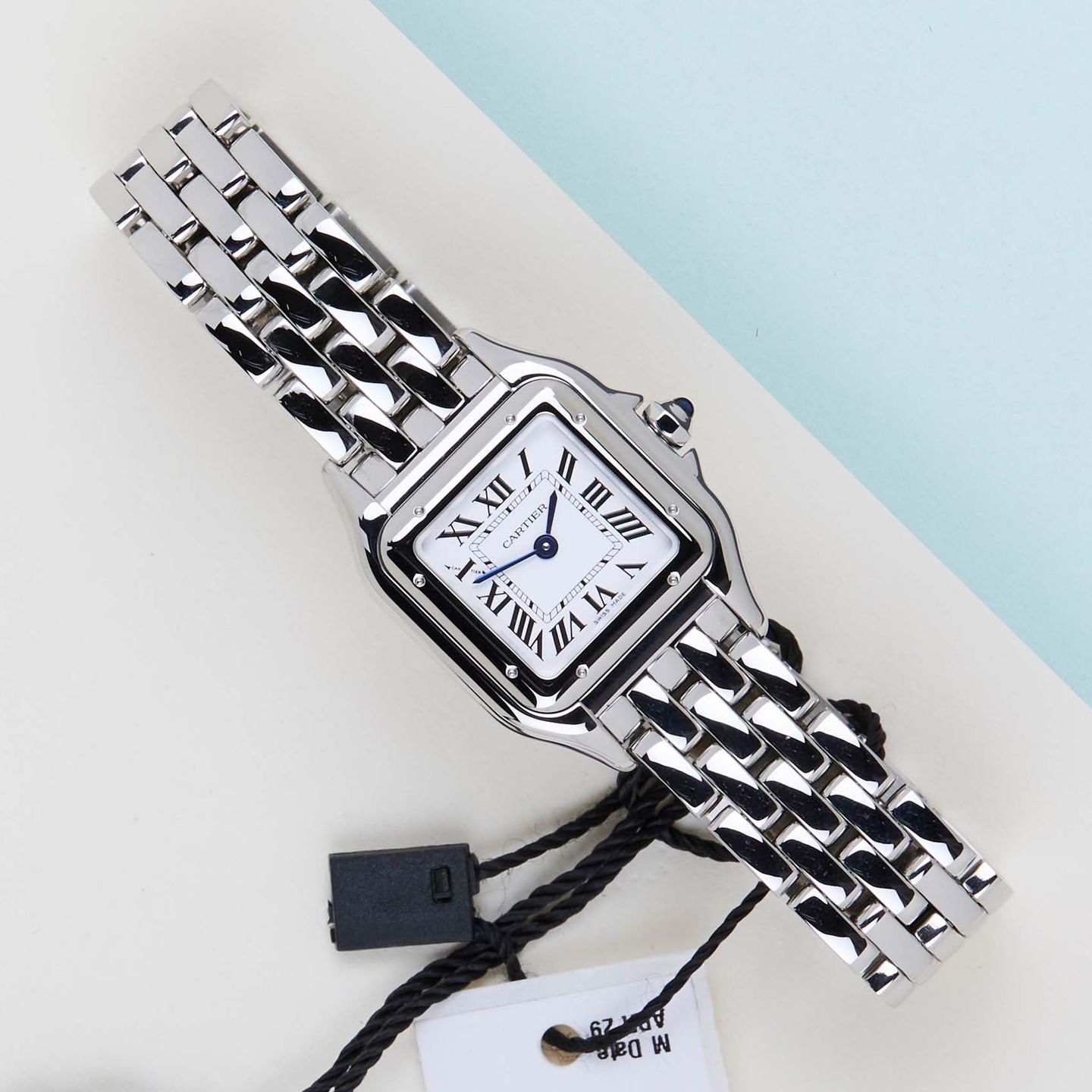 Cartier Panthère WSPN0013 (2025) - Zilver wijzerplaat 23mm Staal (1/8)