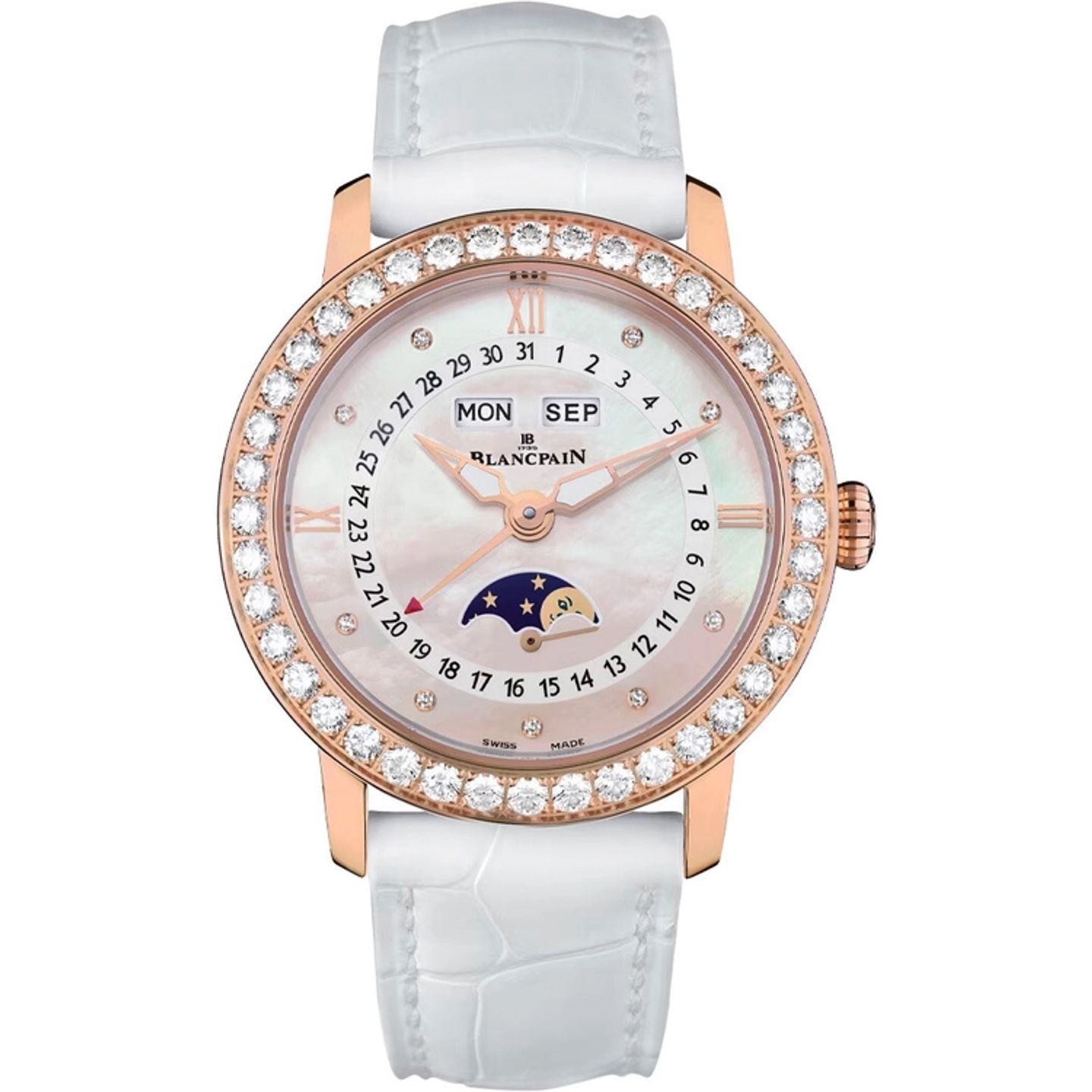 Blancpain Villeret 3663-2954-55B (2026) - Parelmoer wijzerplaat 36mm Roségoud (1/1)