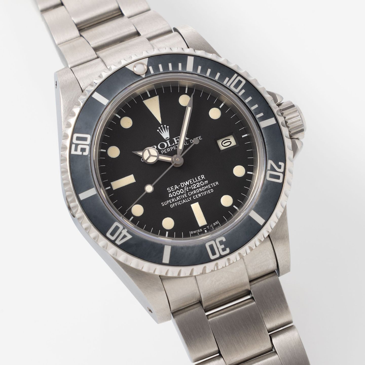 Rolex Sea-Dweller 16660 (1983) - Zwart wijzerplaat 40mm Staal (5/8)