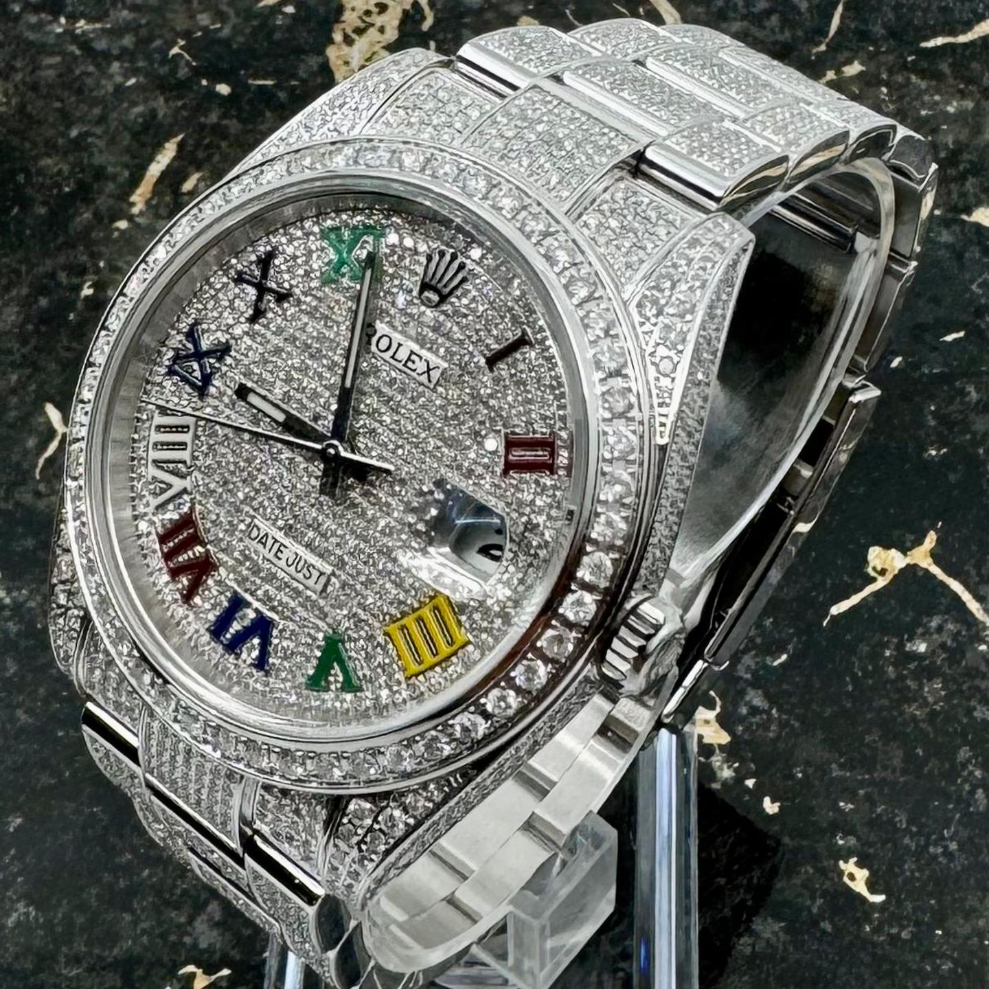 Rolex Datejust 41 126300 (2021) - Diamant wijzerplaat 41mm Staal (5/8)