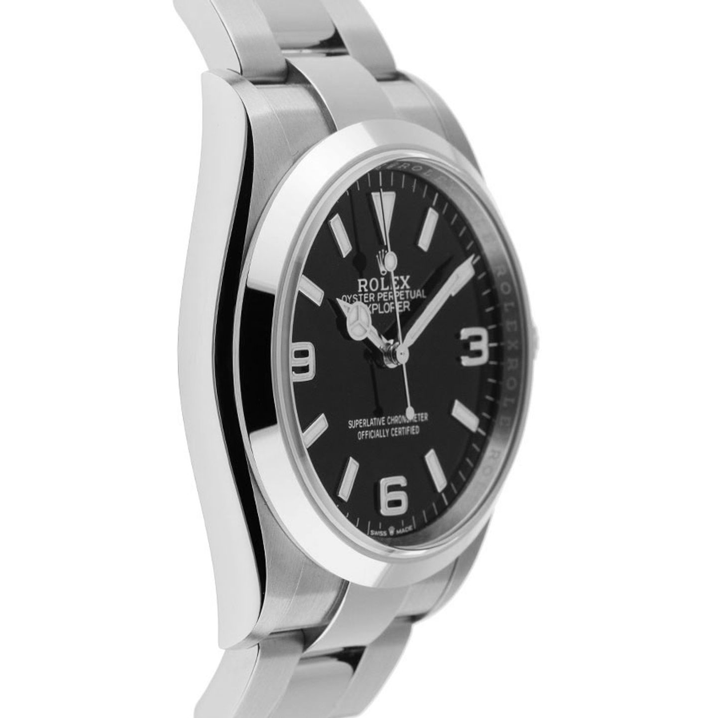 Rolex Explorer 124270 (2022) - Black dial 36 mm Steel case (5/7)